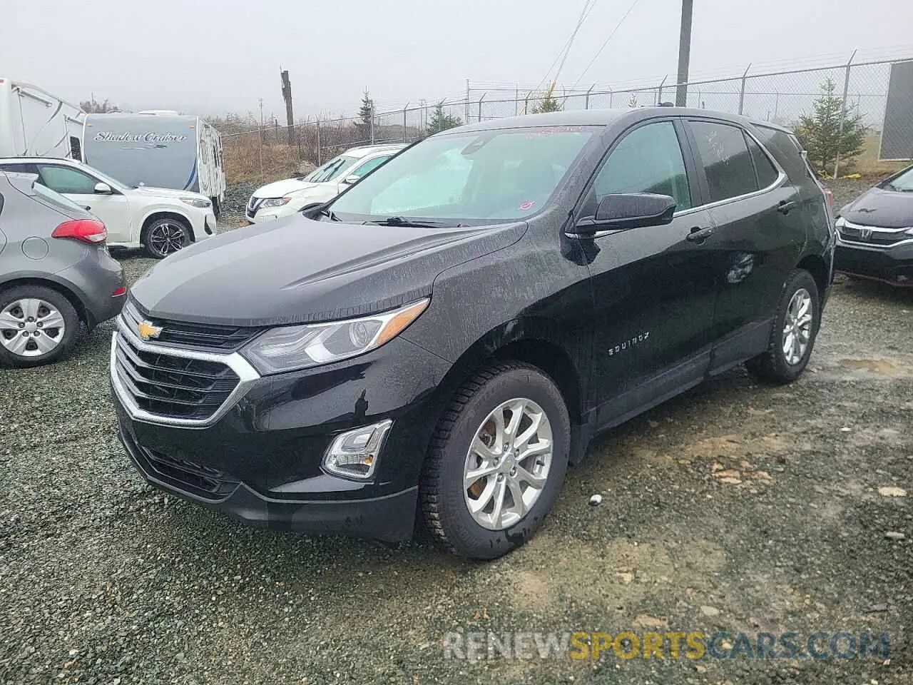 1 Photograph of a damaged car 2GNAXUEVXM6161133 CHEVROLET EQUINOX 2021