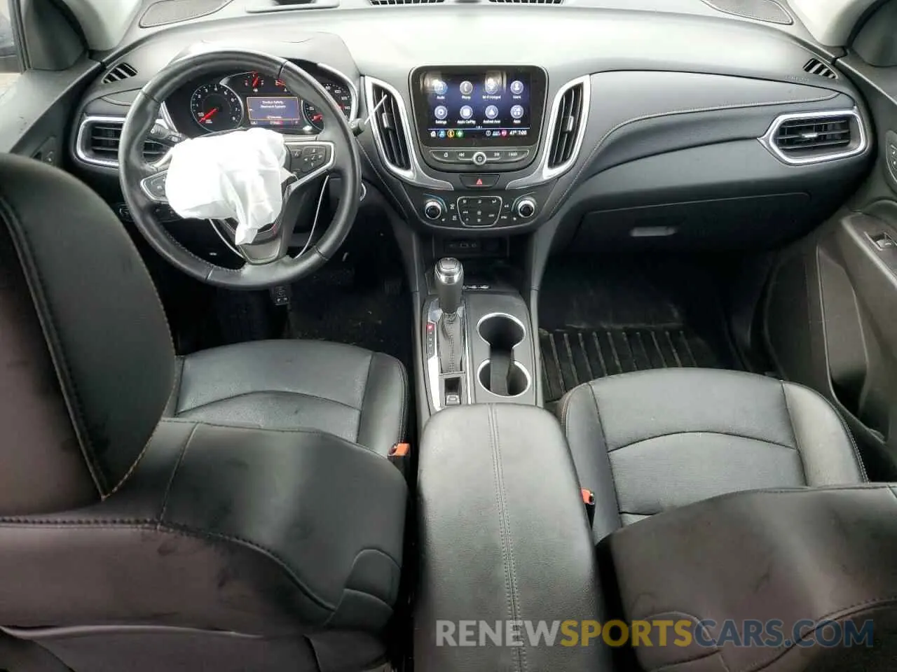 8 Photograph of a damaged car 2GNAXXEVXM6154393 CHEVROLET EQUINOX 2021
