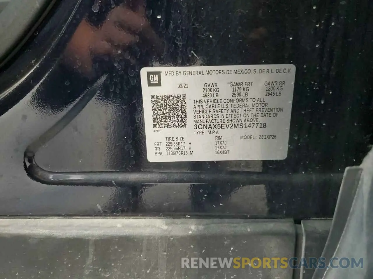 13 Photograph of a damaged car 3GNAX5EV2MS147718 CHEVROLET EQUINOX 2021