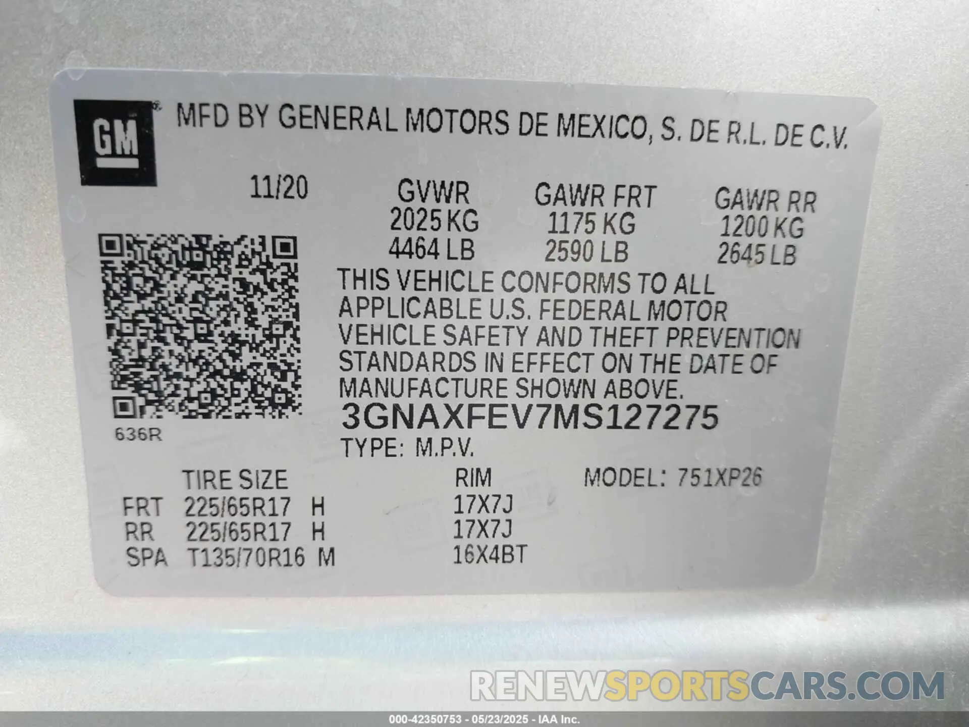 9 Photograph of a damaged car 3GNAXFEV7MS127275 CHEVROLET EQUINOX 2021