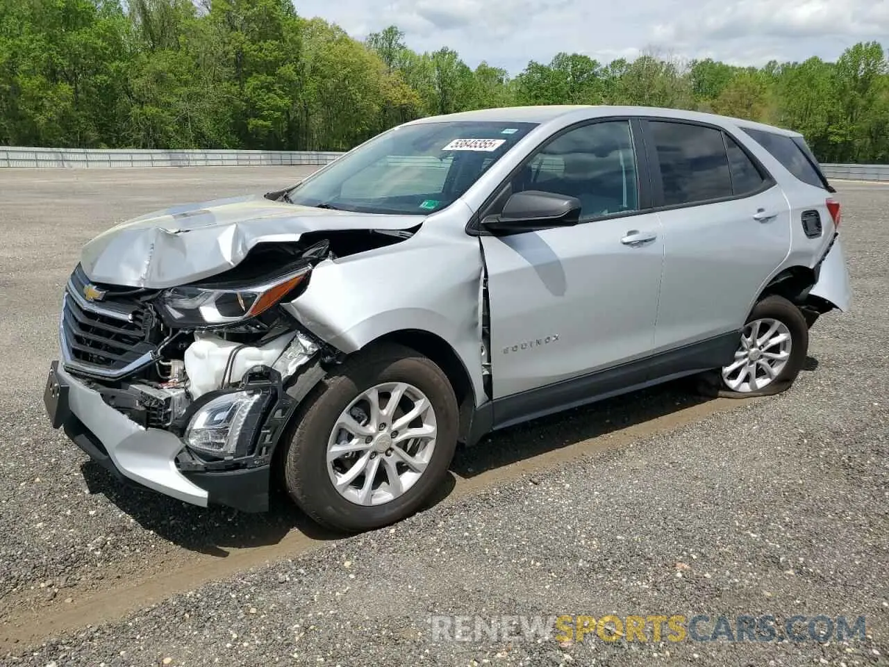 1 Photograph of a damaged car 3GNAXHEV0MS112886 CHEVROLET EQUINOX 2021
