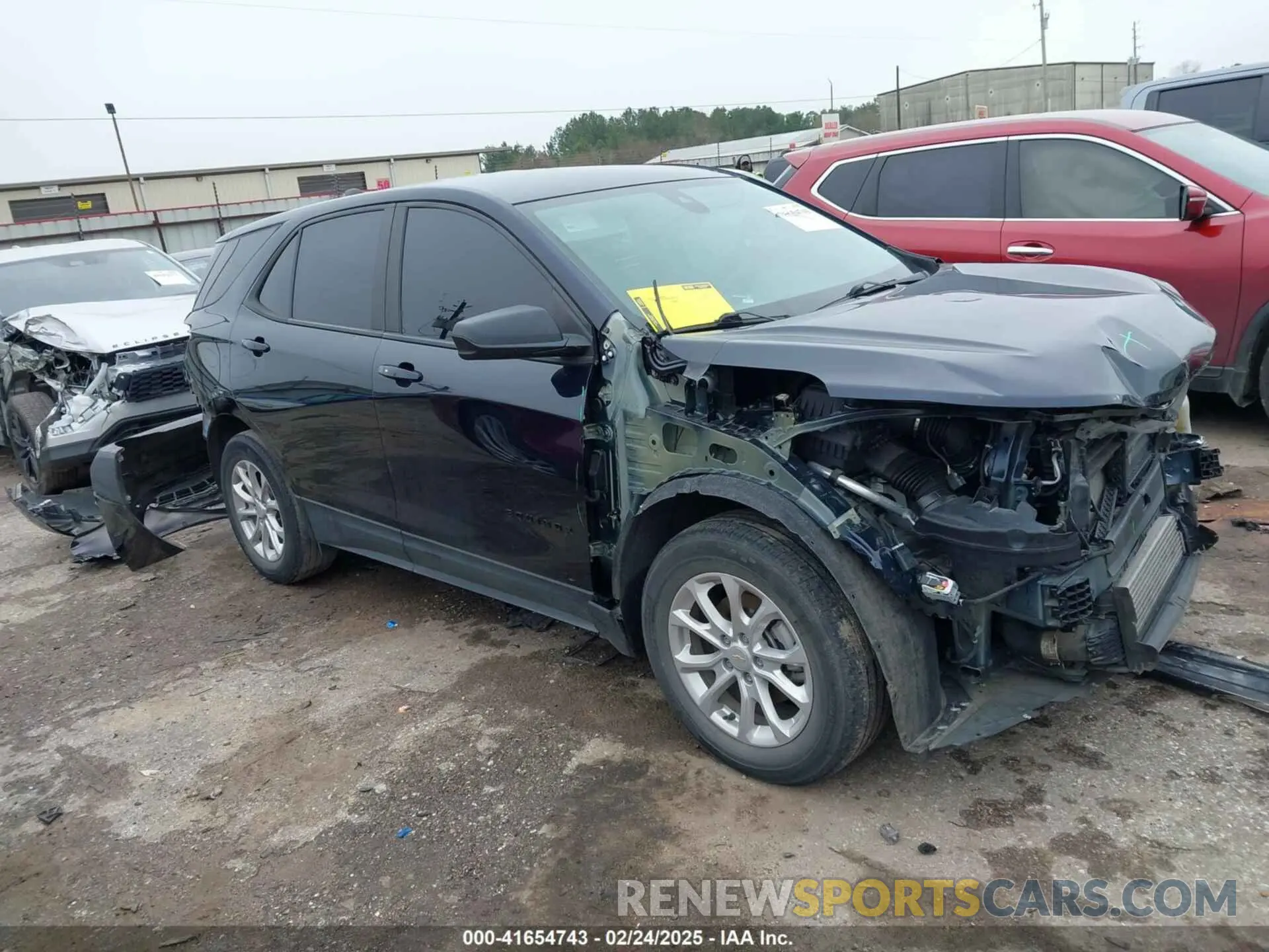 1 Photograph of a damaged car 3GNAXHEV0MS121183 CHEVROLET EQUINOX 2021