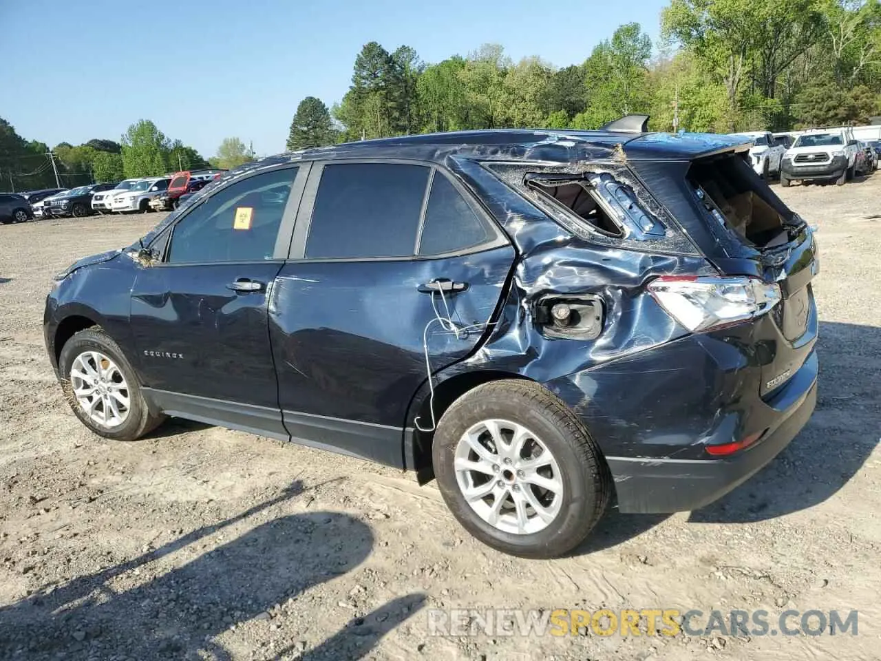 2 Photograph of a damaged car 3GNAXHEV0MS149470 CHEVROLET EQUINOX 2021