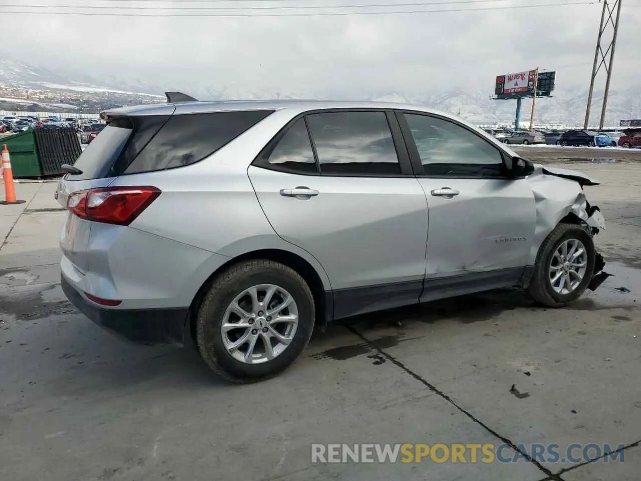 3 Photograph of a damaged car 3GNAXHEV0MS180041 CHEVROLET EQUINOX 2021