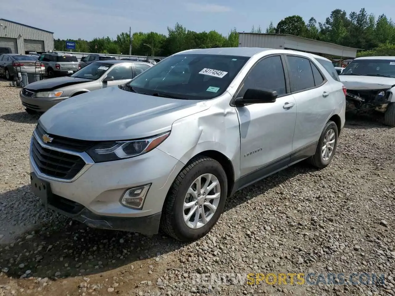 1 Photograph of a damaged car 3GNAXHEV2MS108208 CHEVROLET EQUINOX 2021