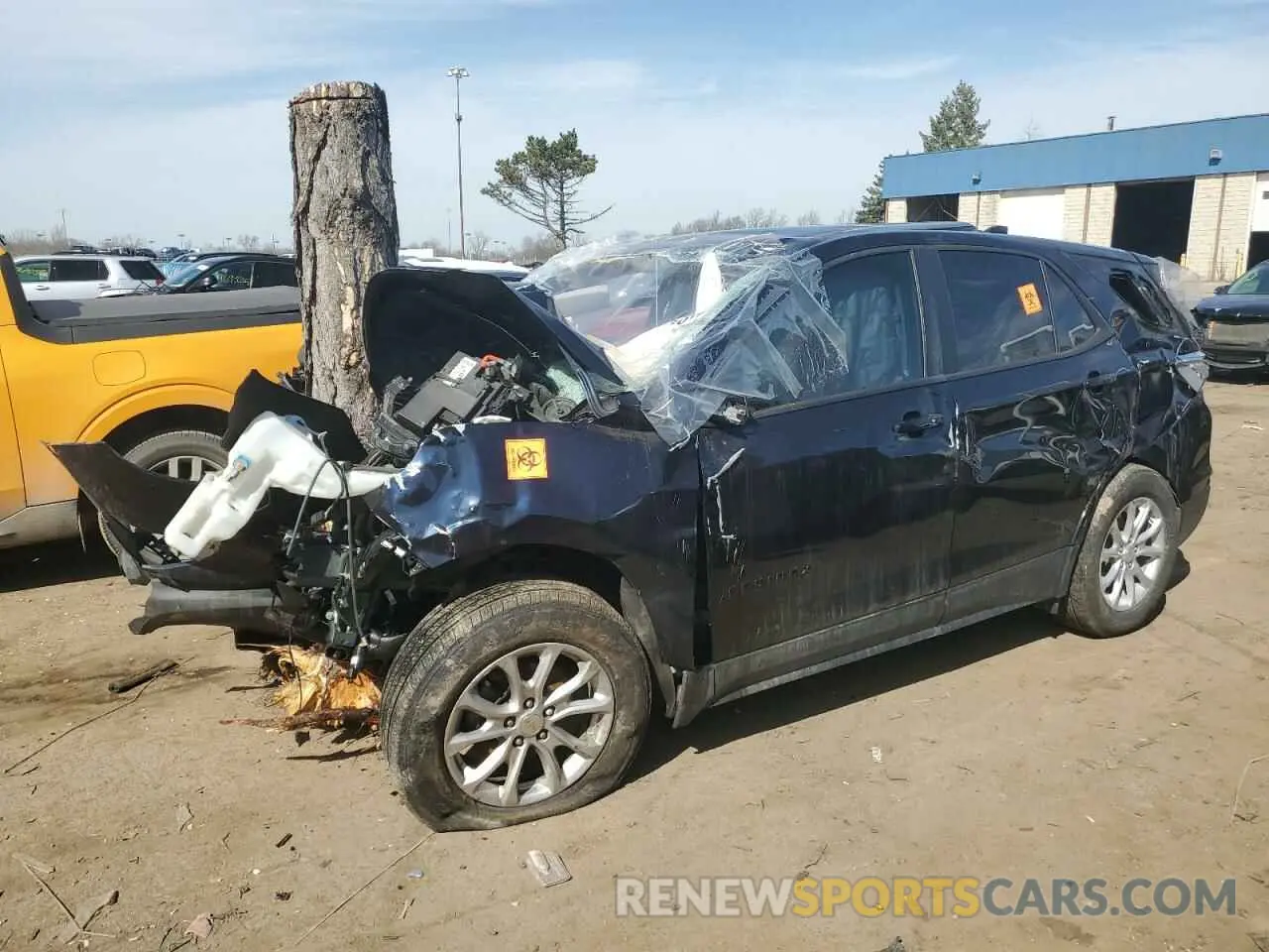 1 Photograph of a damaged car 3GNAXHEV2MS112176 CHEVROLET EQUINOX 2021