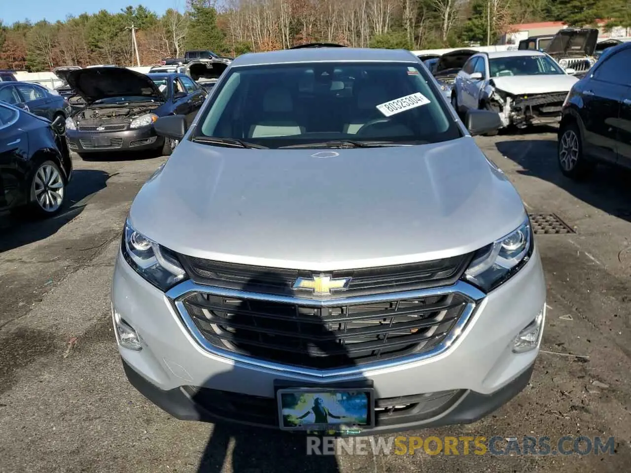 5 Photograph of a damaged car 3GNAXHEV2MS154900 CHEVROLET EQUINOX 2021