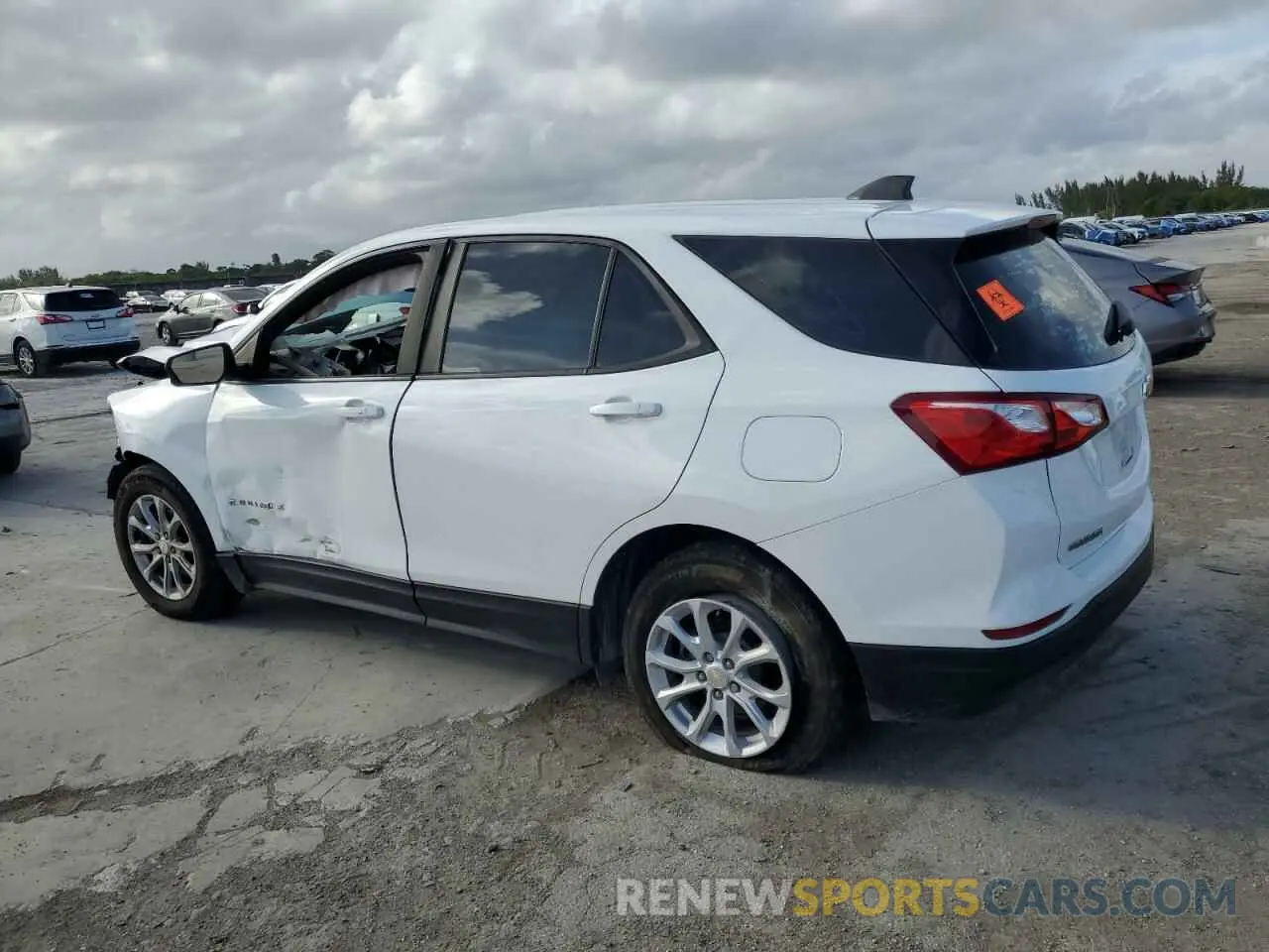 2 Photograph of a damaged car 3GNAXHEV3MS157143 CHEVROLET EQUINOX 2021