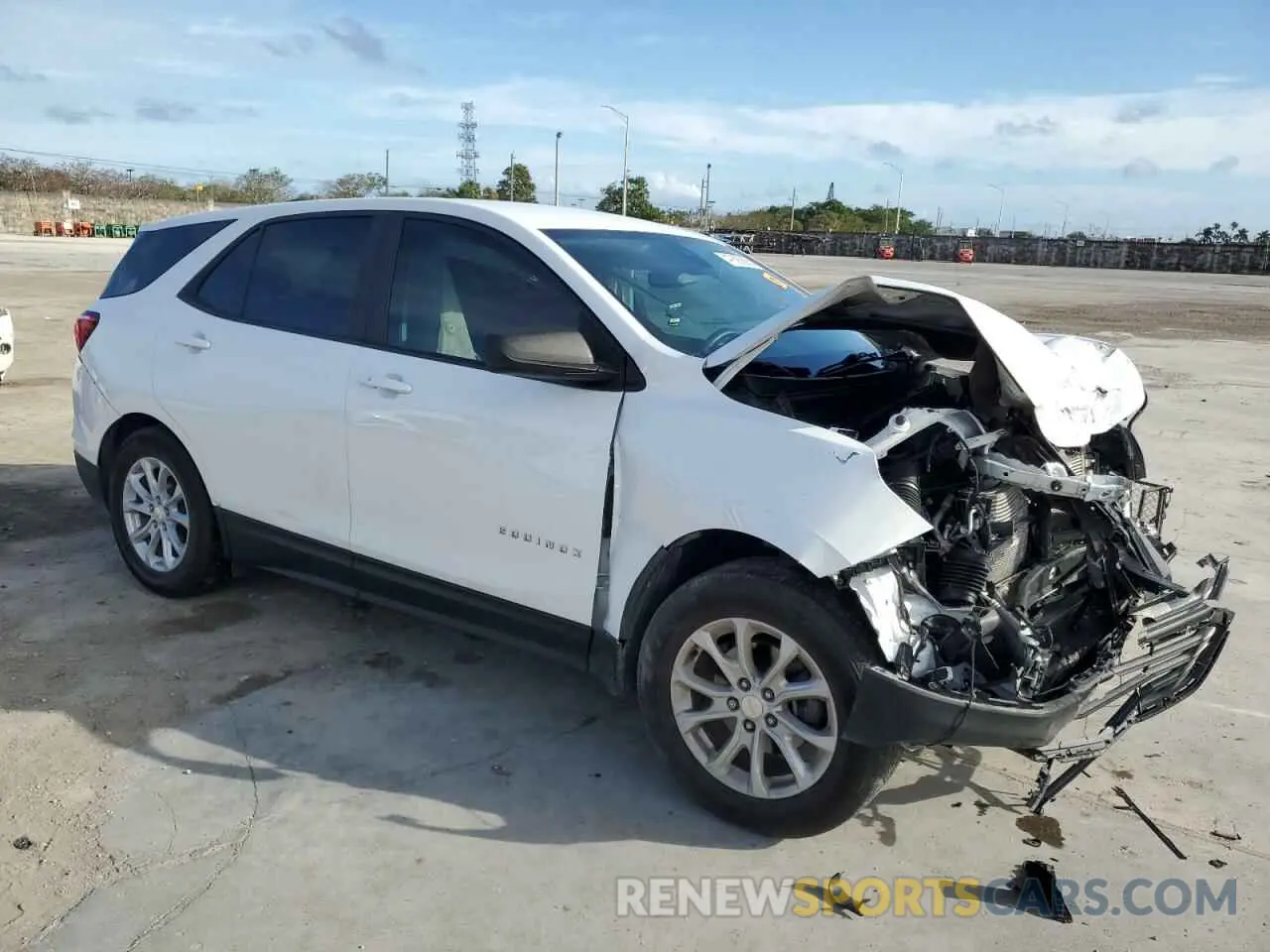 4 Photograph of a damaged car 3GNAXHEV3MS157143 CHEVROLET EQUINOX 2021