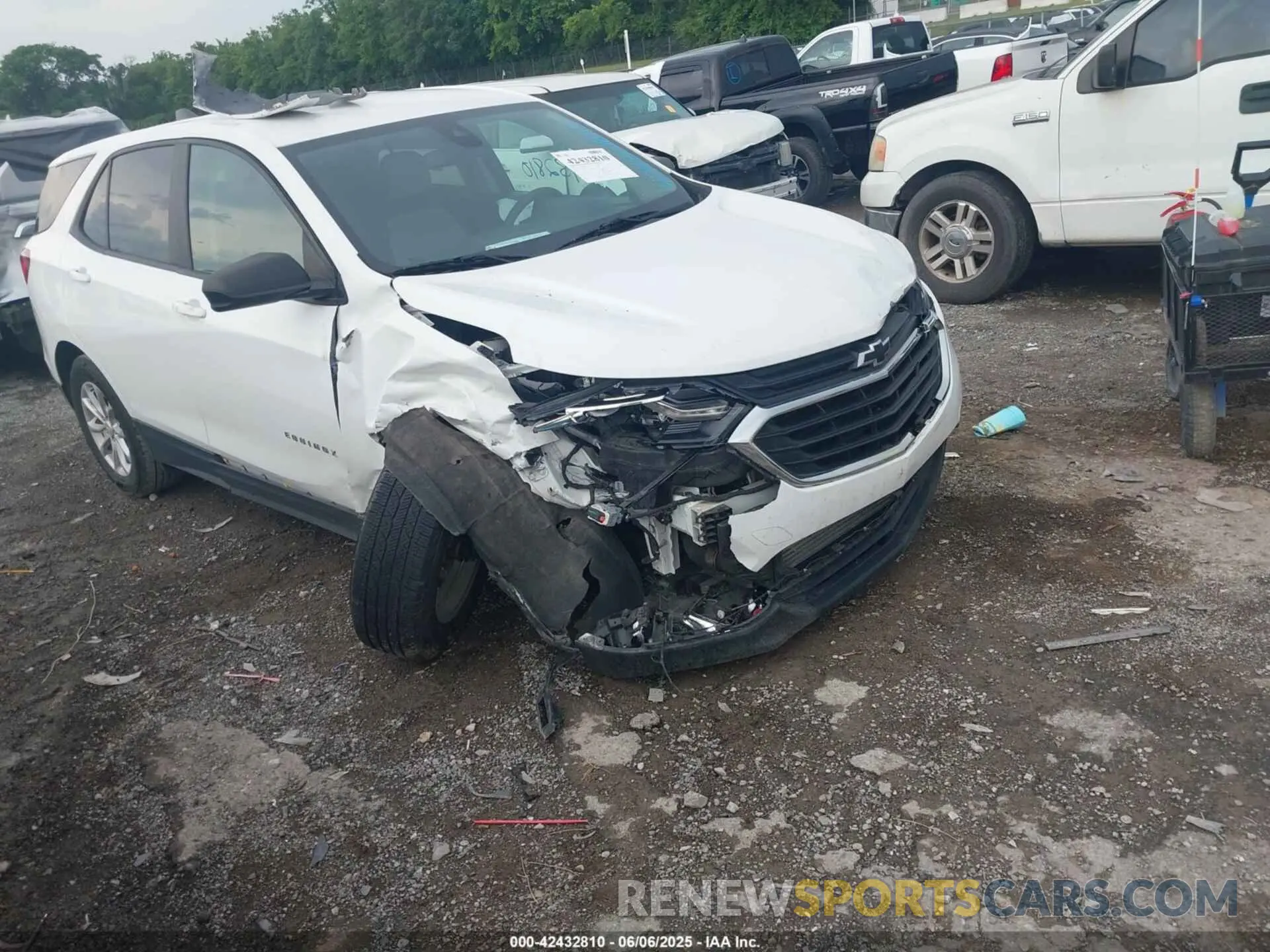 1 Photograph of a damaged car 3GNAXHEV4MS161282 CHEVROLET EQUINOX 2021