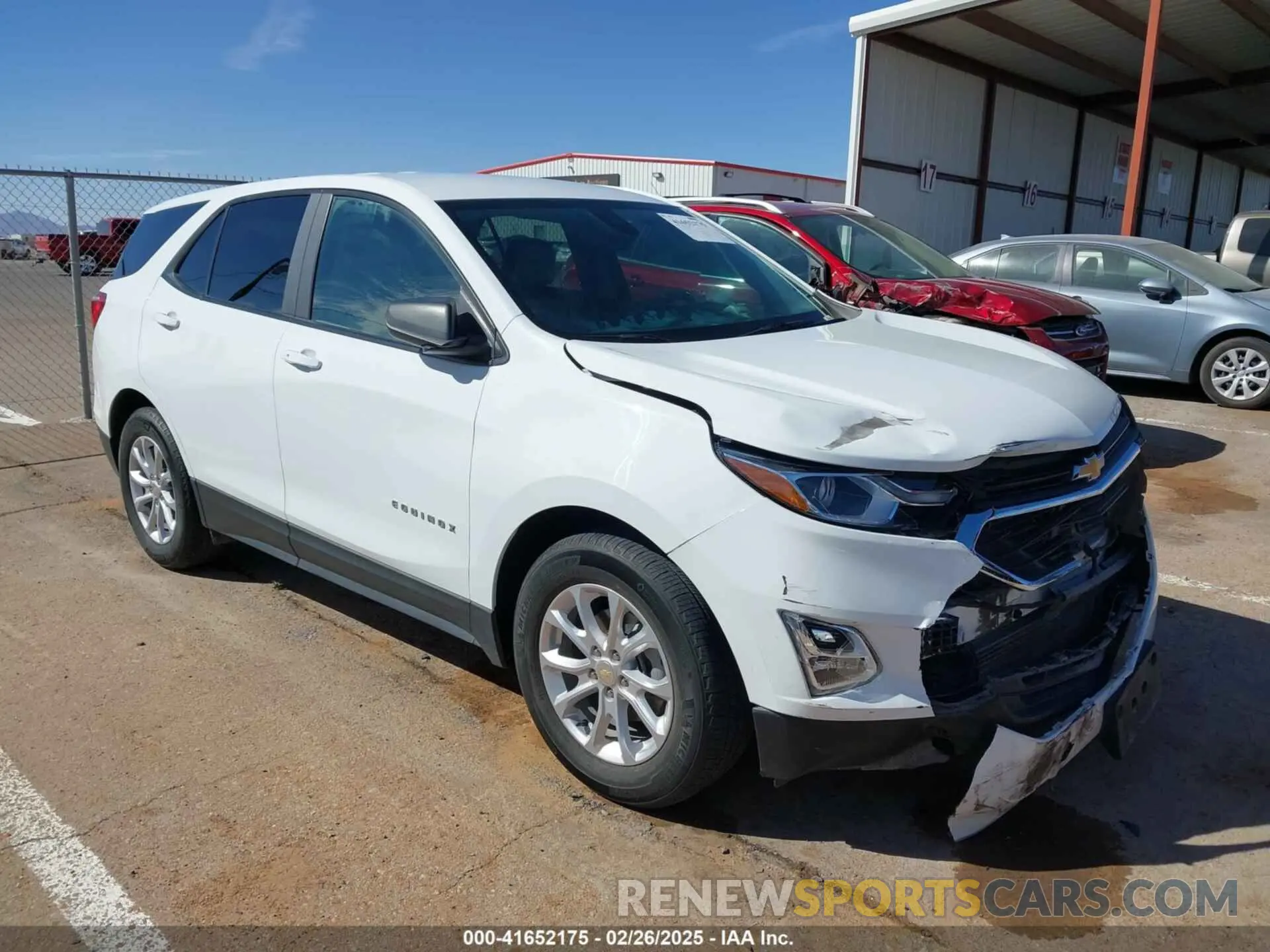1 Photograph of a damaged car 3GNAXHEV4MS163405 CHEVROLET EQUINOX 2021