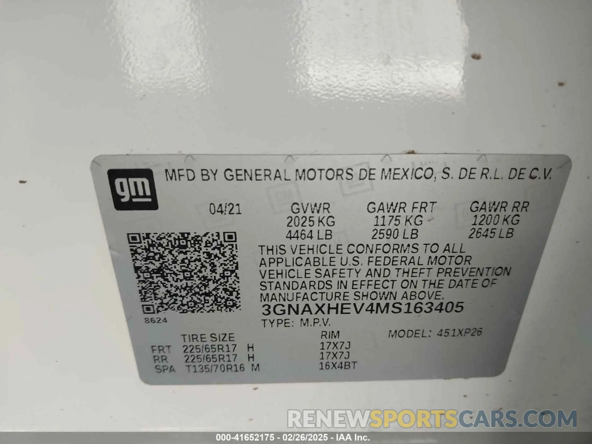 9 Photograph of a damaged car 3GNAXHEV4MS163405 CHEVROLET EQUINOX 2021