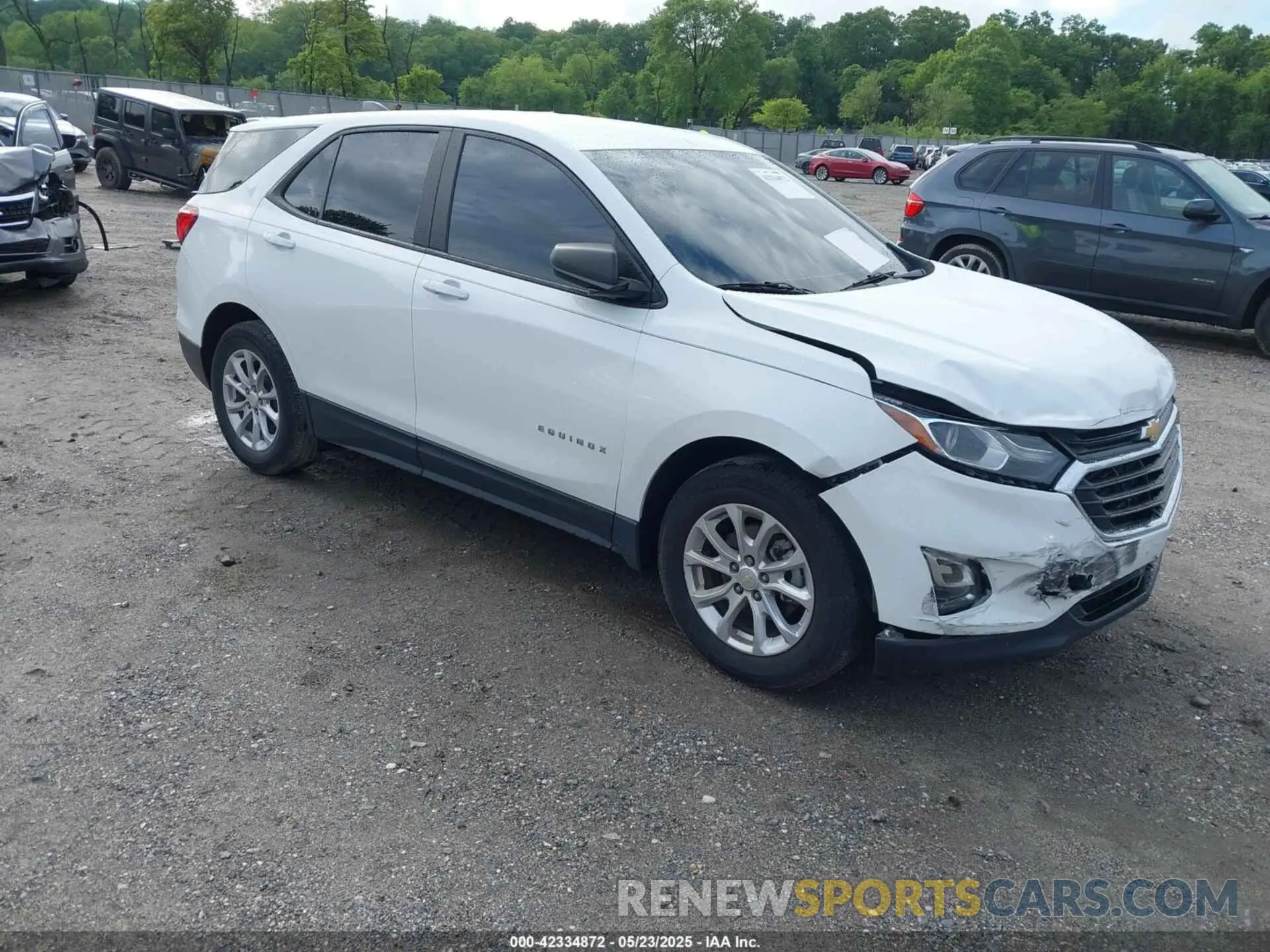 1 Photograph of a damaged car 3GNAXHEV5MS100457 CHEVROLET EQUINOX 2021