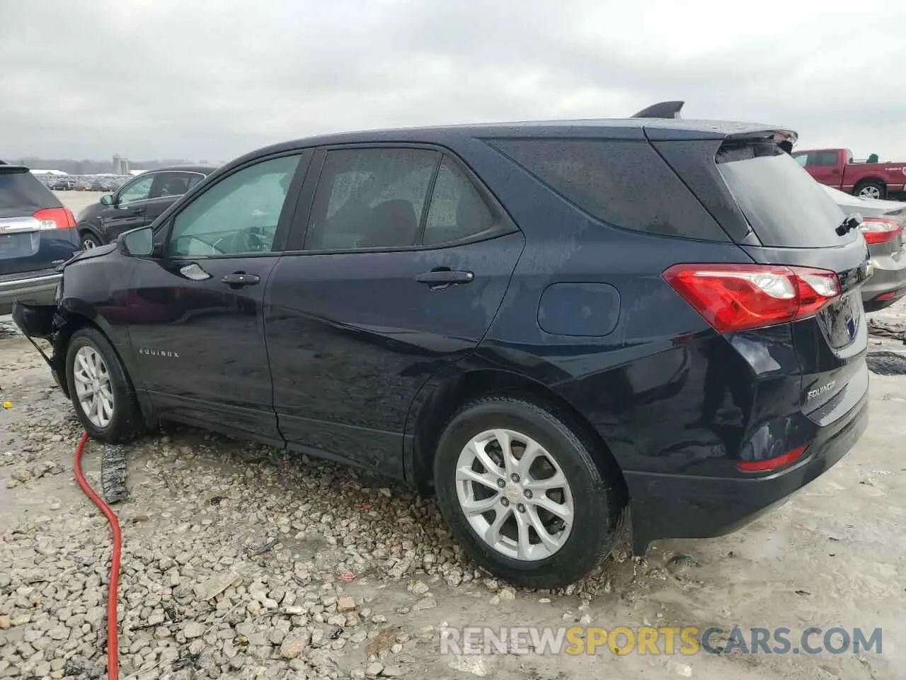 2 Photograph of a damaged car 3GNAXHEV5MS100460 CHEVROLET EQUINOX 2021