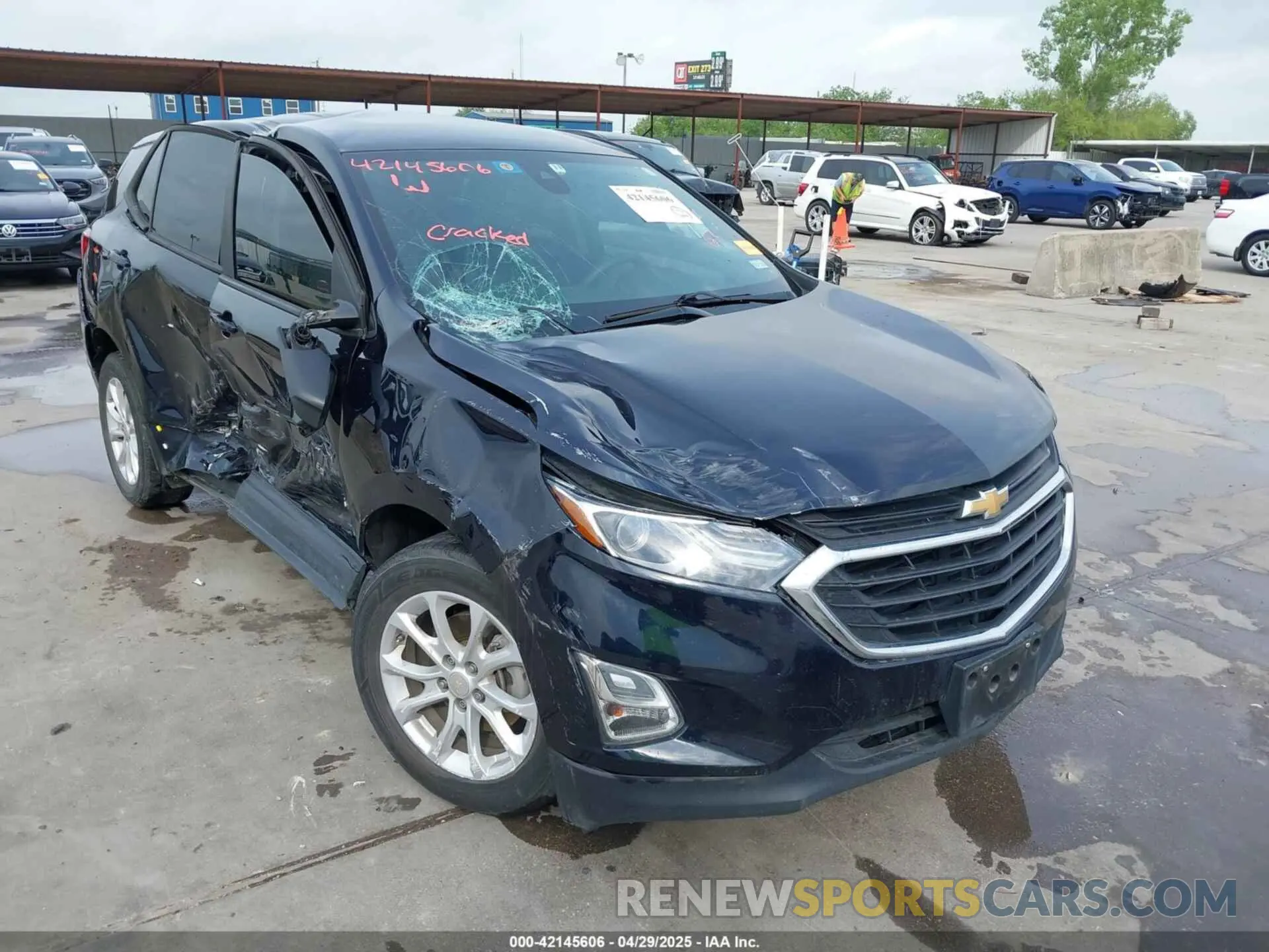 1 Photograph of a damaged car 3GNAXHEV6MS112567 CHEVROLET EQUINOX 2021
