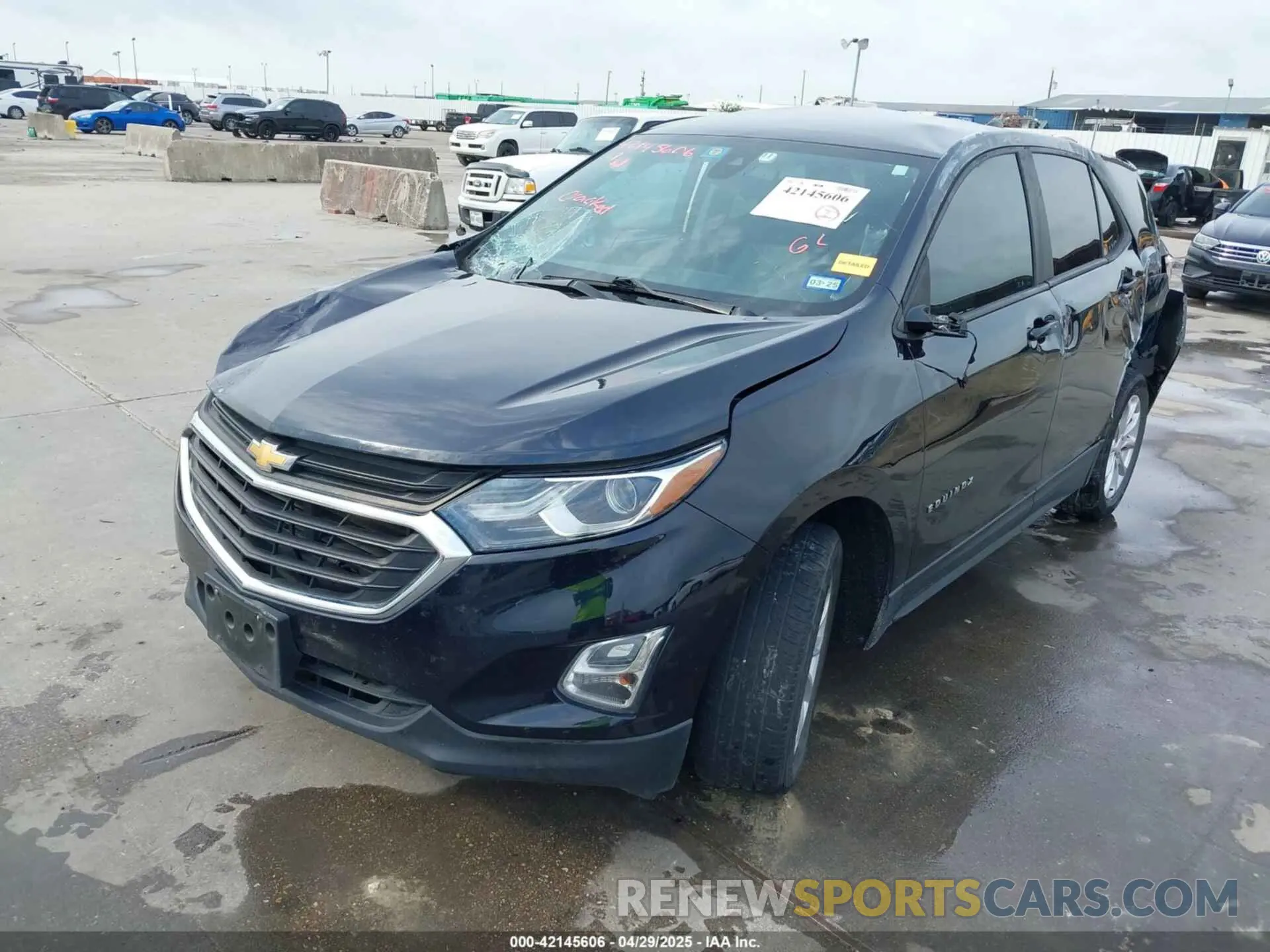 2 Photograph of a damaged car 3GNAXHEV6MS112567 CHEVROLET EQUINOX 2021
