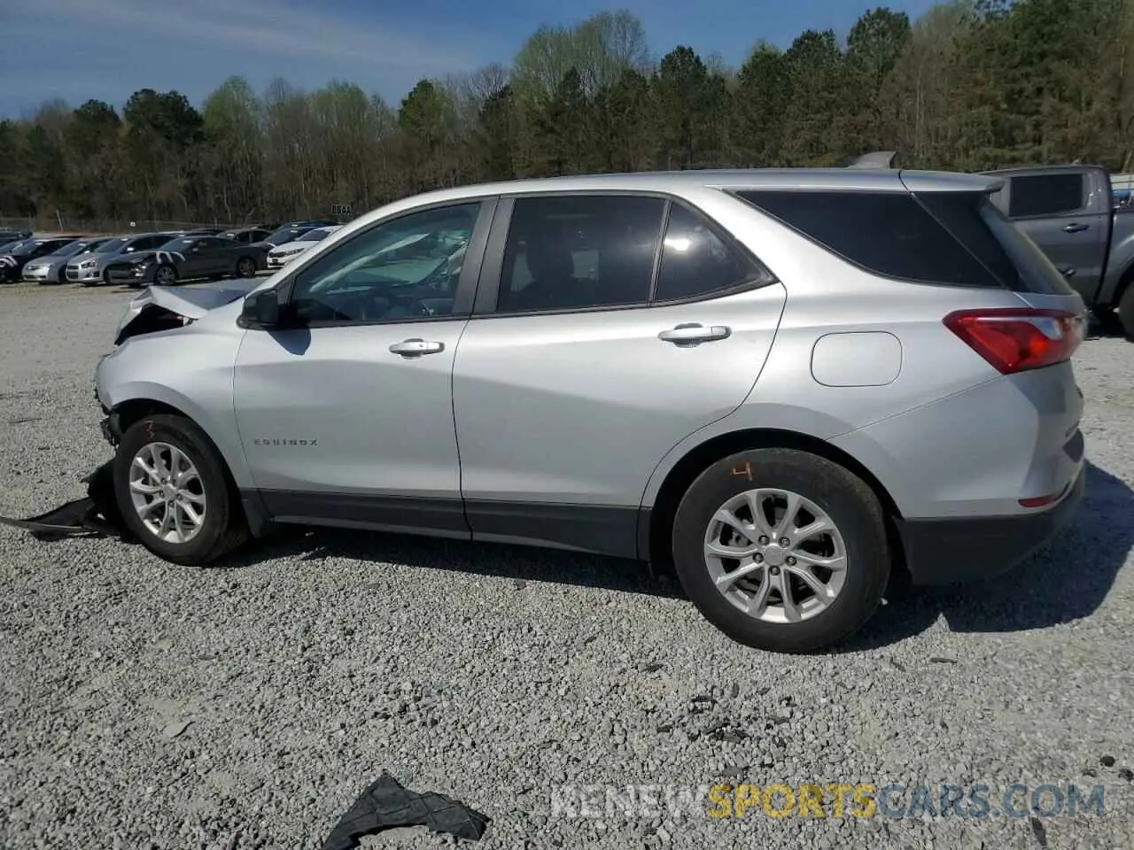 2 Photograph of a damaged car 3GNAXHEV7MS106325 CHEVROLET EQUINOX 2021