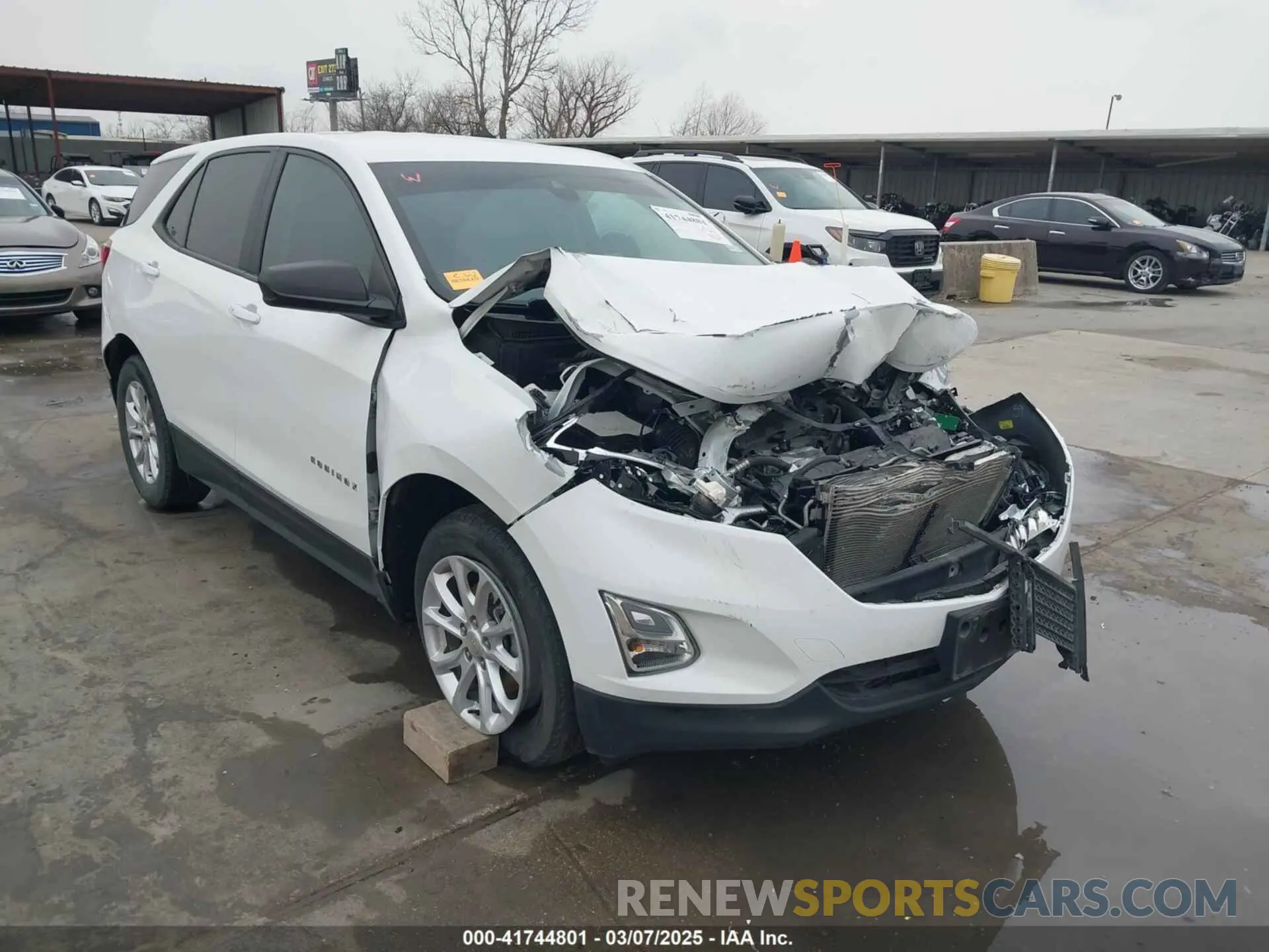 1 Photograph of a damaged car 3GNAXHEV7MS163379 CHEVROLET EQUINOX 2021