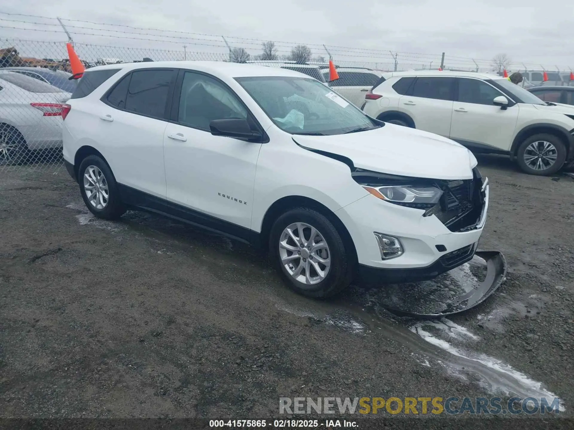 1 Photograph of a damaged car 3GNAXHEV7MS170476 CHEVROLET EQUINOX 2021
