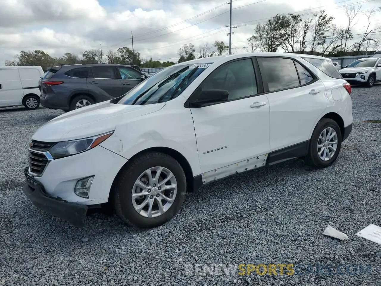 1 Photograph of a damaged car 3GNAXHEV8MS122257 CHEVROLET EQUINOX 2021