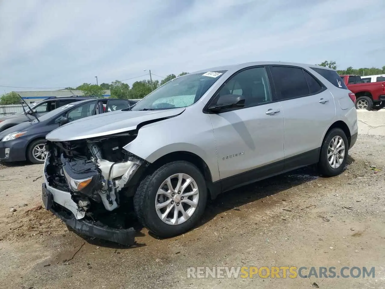 1 Photograph of a damaged car 3GNAXHEV8MS165884 CHEVROLET EQUINOX 2021