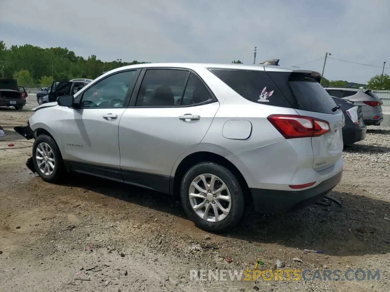 2 Photograph of a damaged car 3GNAXHEV8MS165884 CHEVROLET EQUINOX 2021