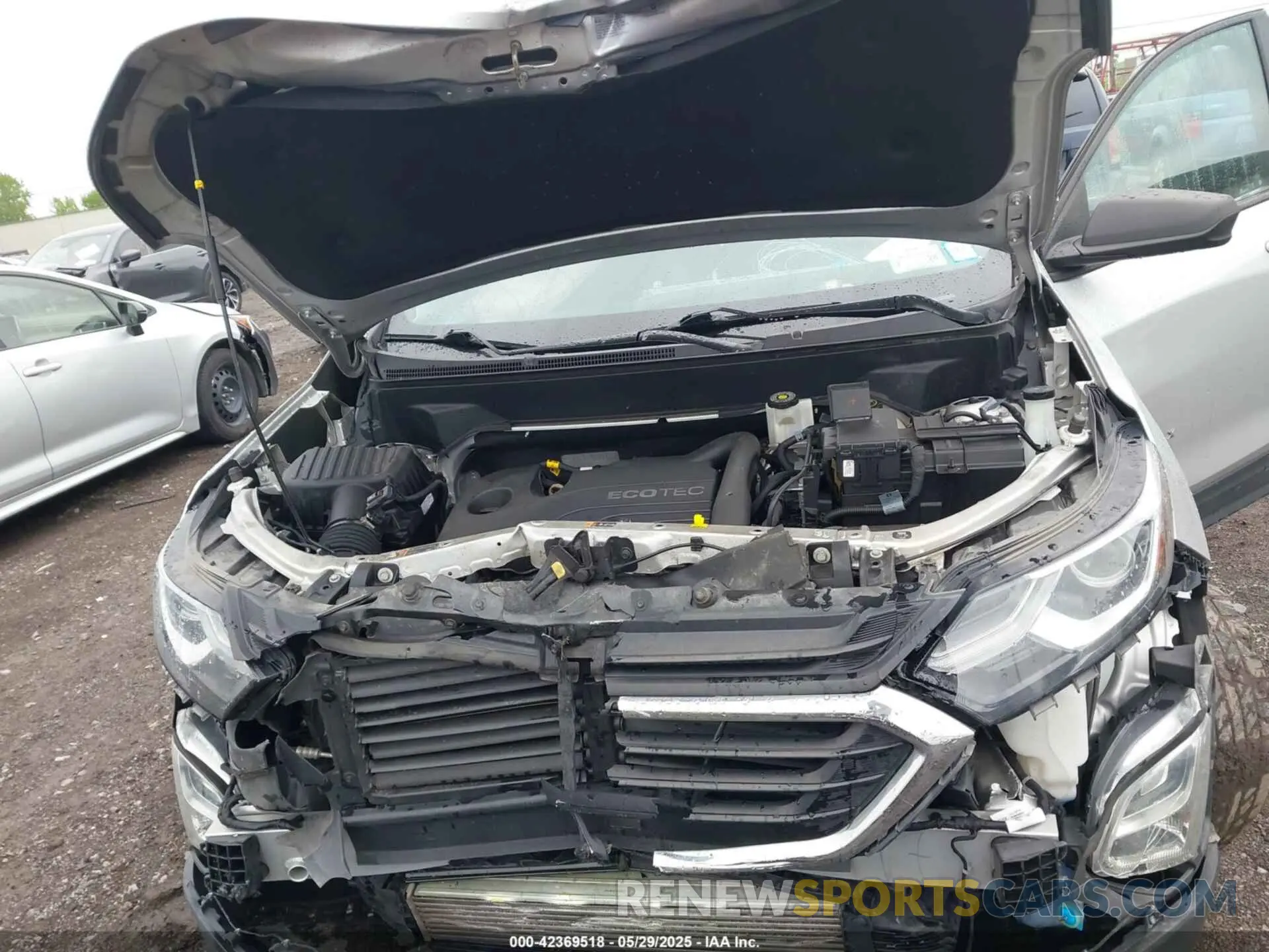 10 Photograph of a damaged car 3GNAXHEV9MS115480 CHEVROLET EQUINOX 2021