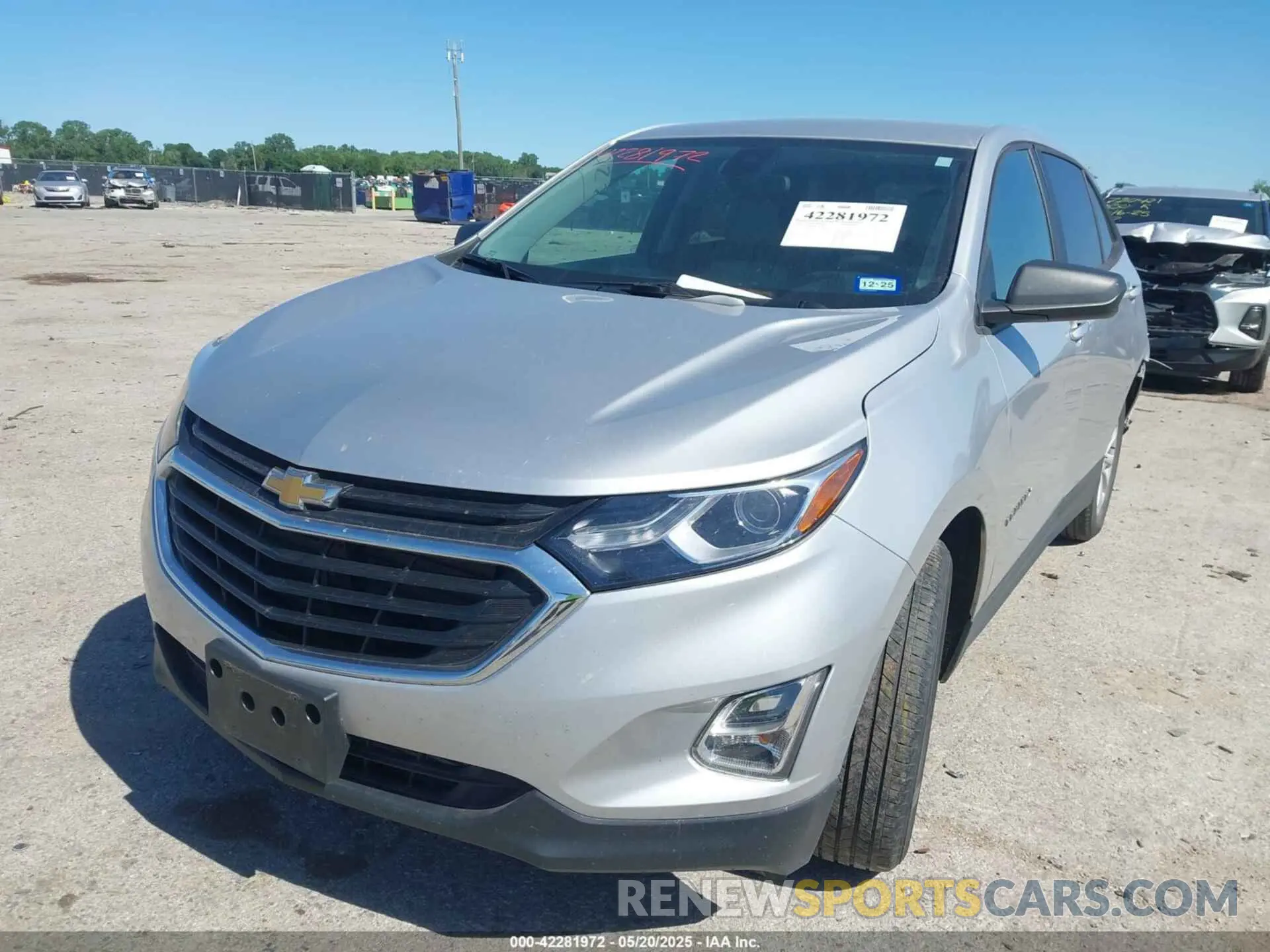 2 Photograph of a damaged car 3GNAXHEV9MS143988 CHEVROLET EQUINOX 2021