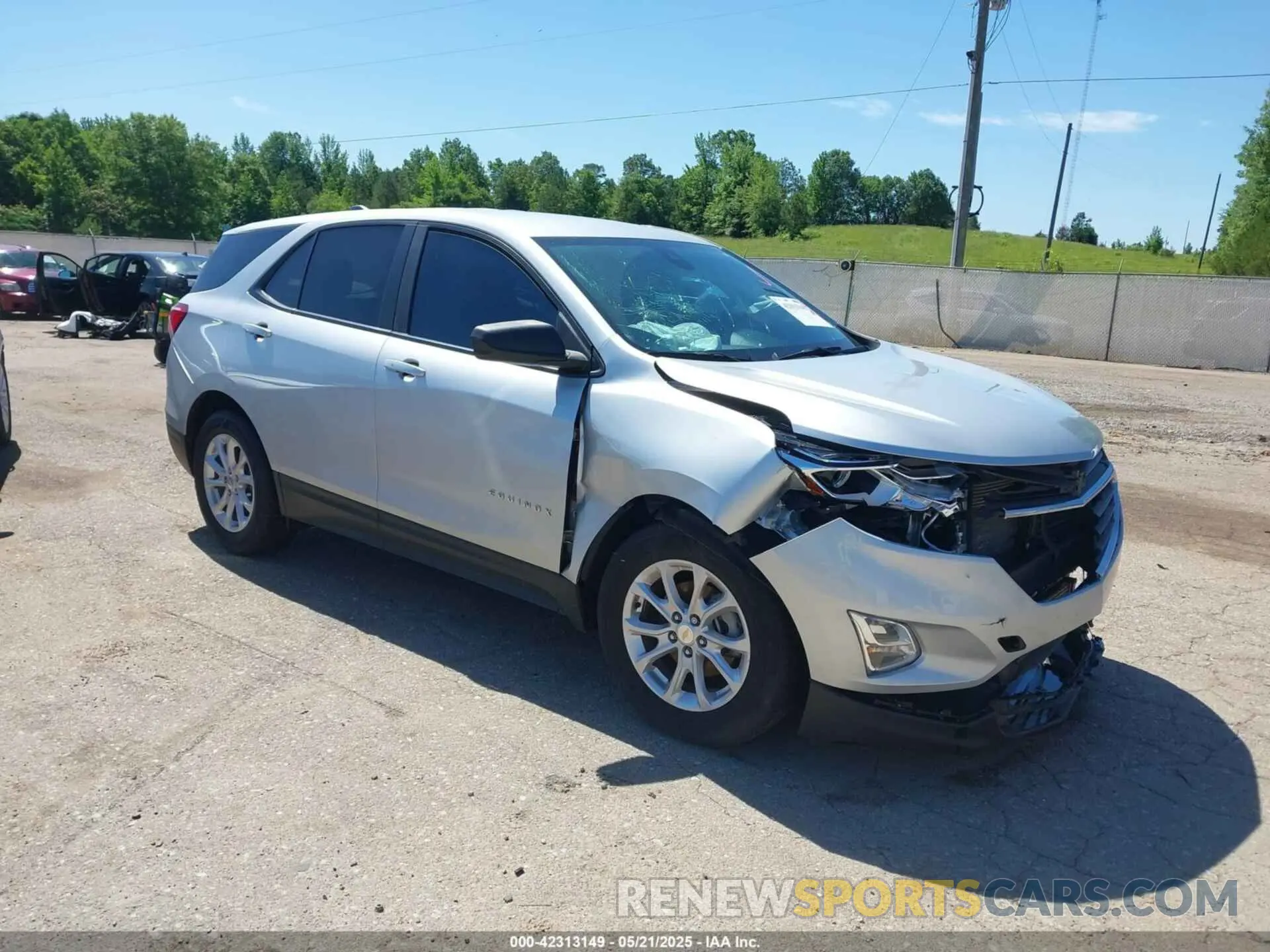 1 Photograph of a damaged car 3GNAXHEV9MS158412 CHEVROLET EQUINOX 2021