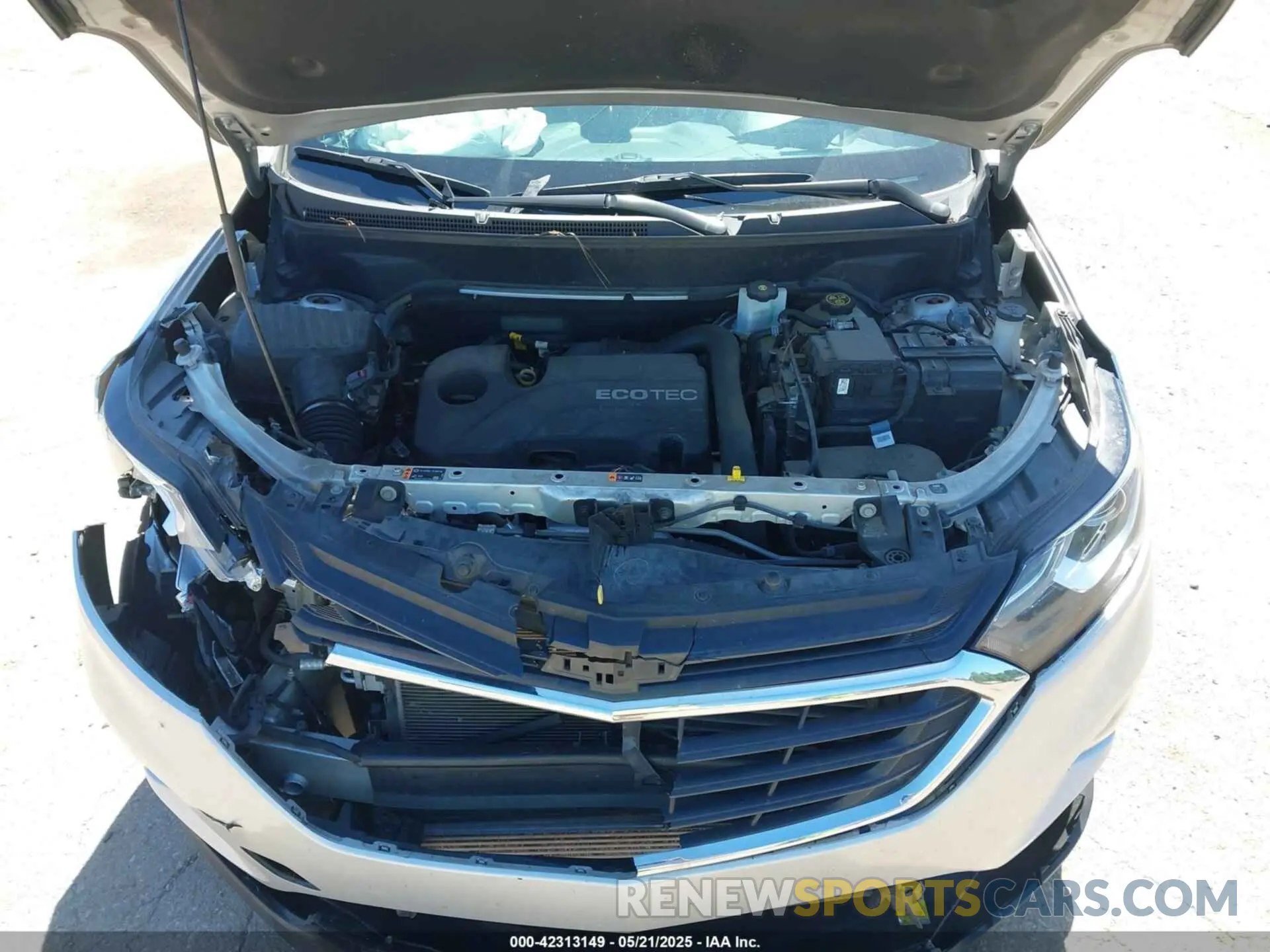 10 Photograph of a damaged car 3GNAXHEV9MS158412 CHEVROLET EQUINOX 2021