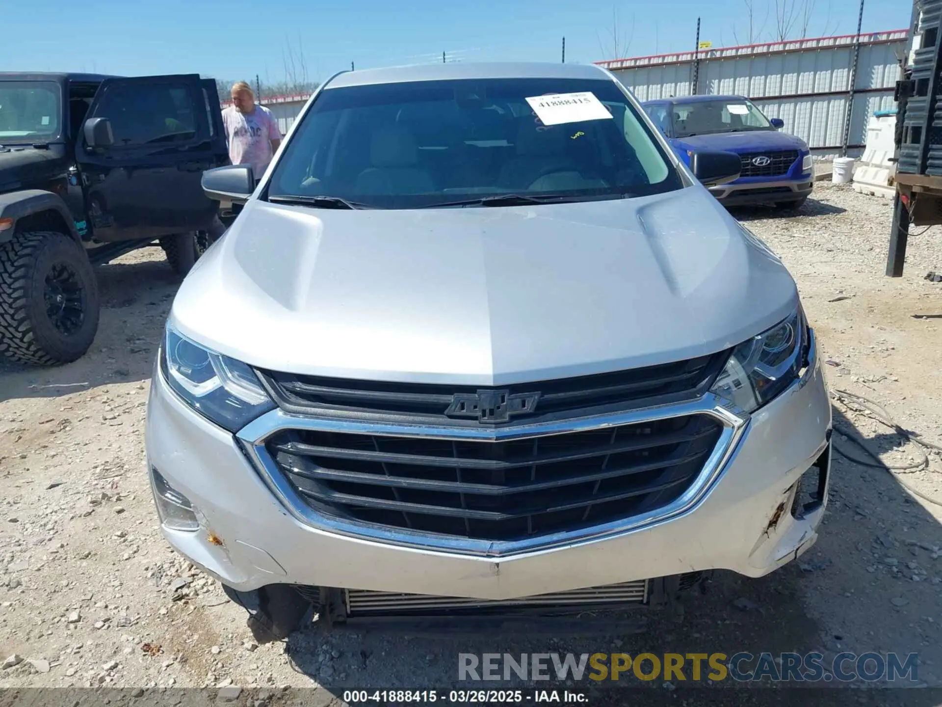 13 Photograph of a damaged car 3GNAXHEVXMS101913 CHEVROLET EQUINOX 2021