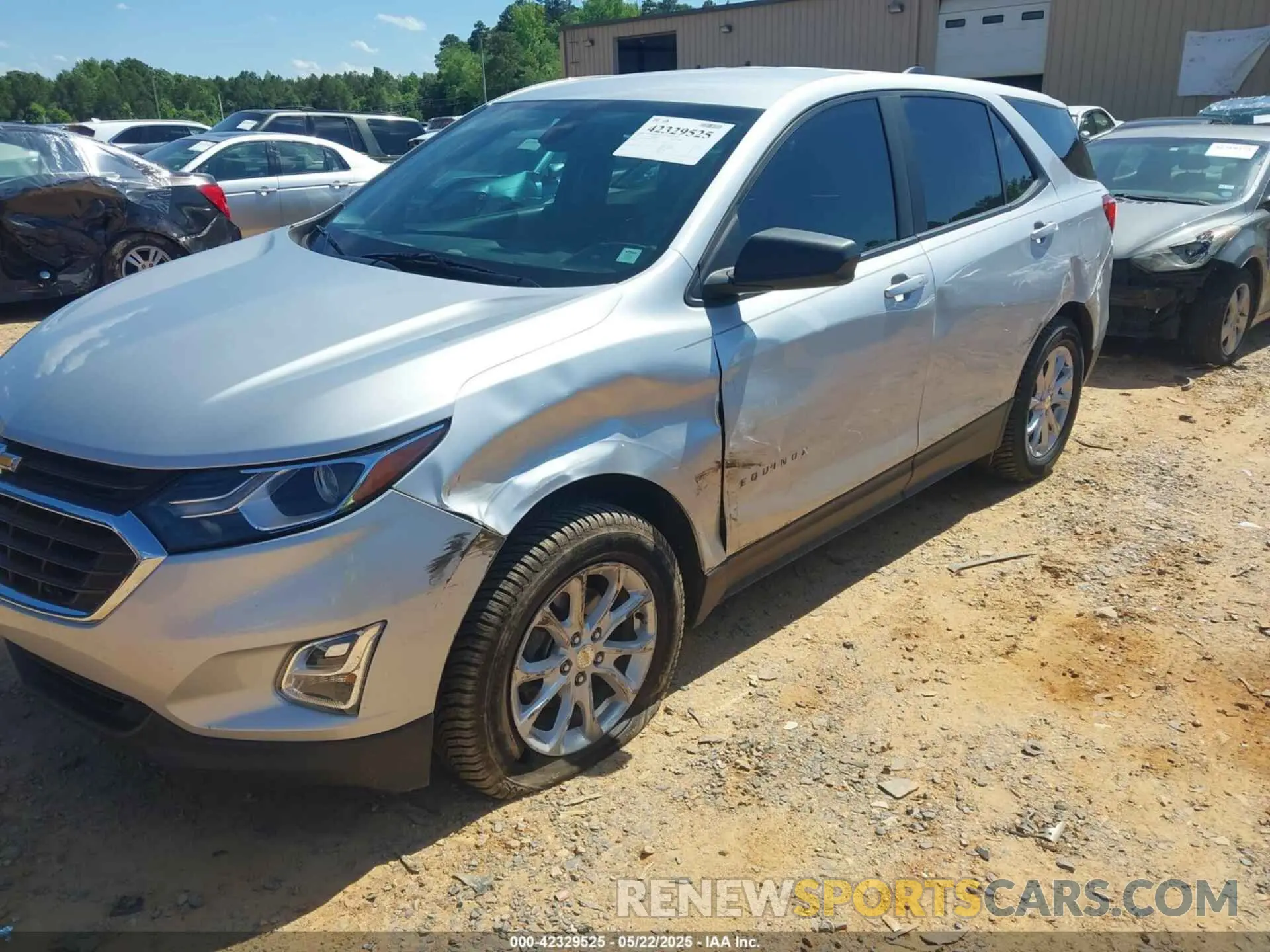 2 Photograph of a damaged car 3GNAXHEVXMS106139 CHEVROLET EQUINOX 2021