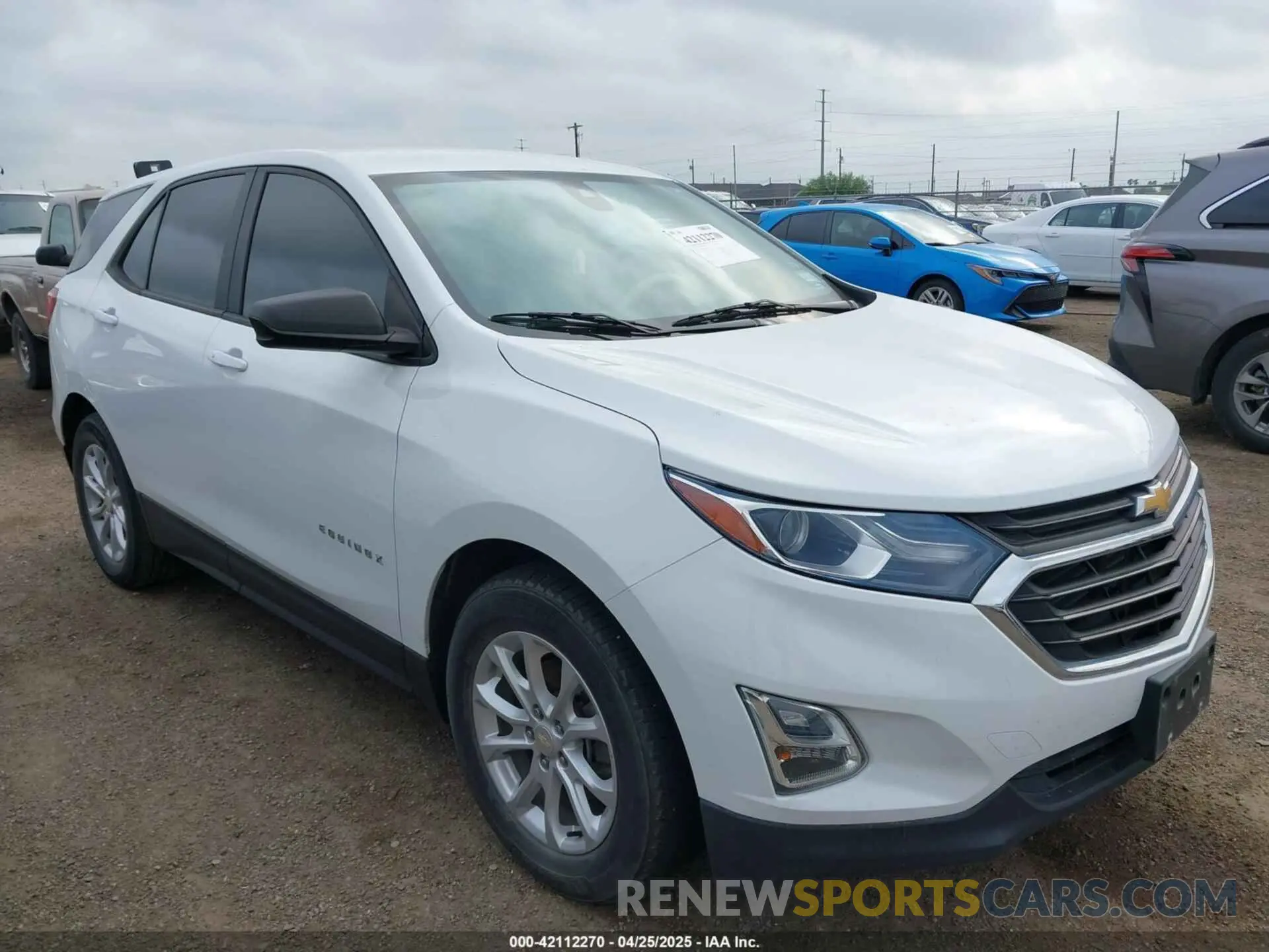 1 Photograph of a damaged car 3GNAXHEVXMS110482 CHEVROLET EQUINOX 2021