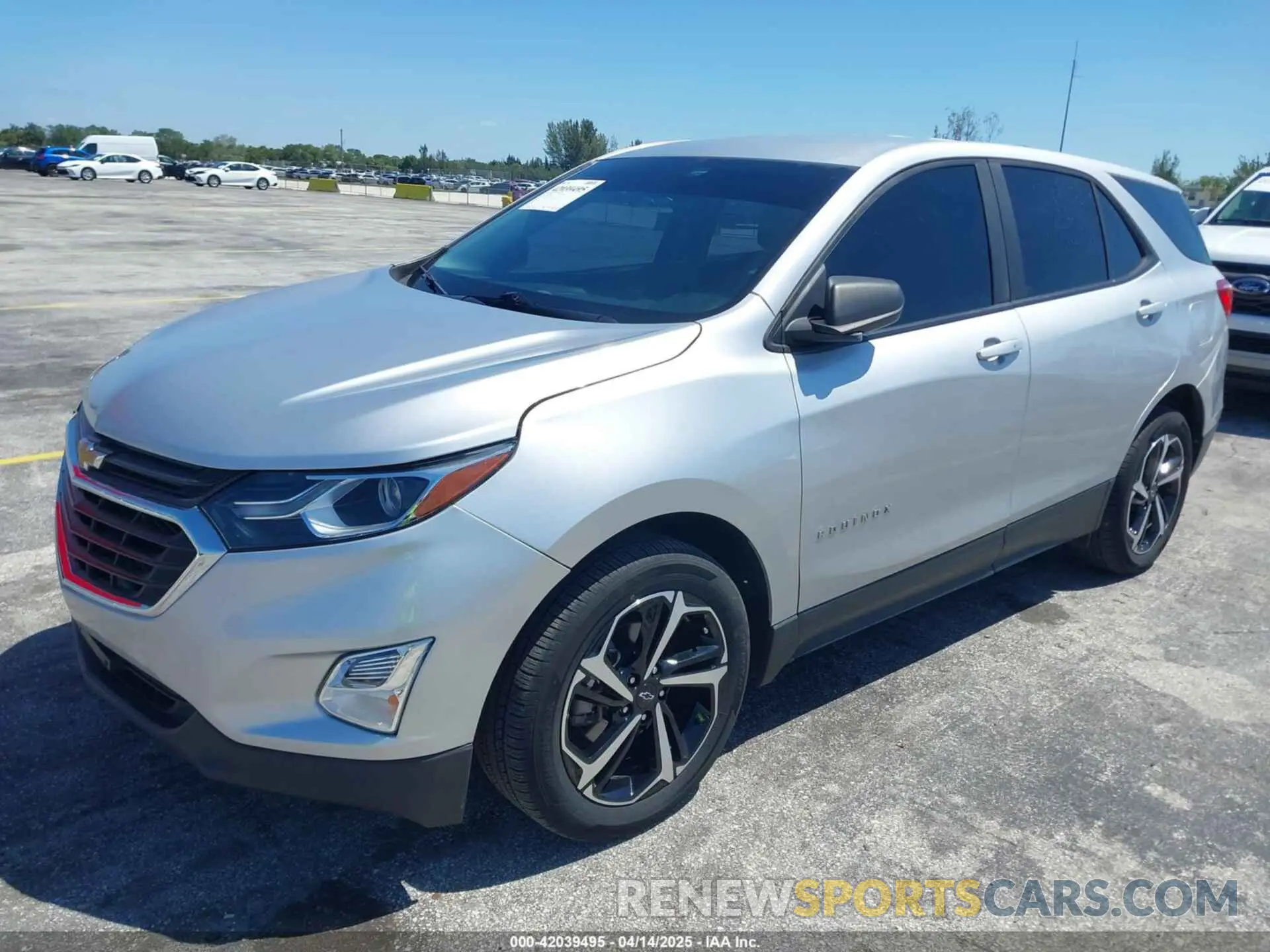 2 Photograph of a damaged car 3GNAXHEVXMS116802 CHEVROLET EQUINOX 2021
