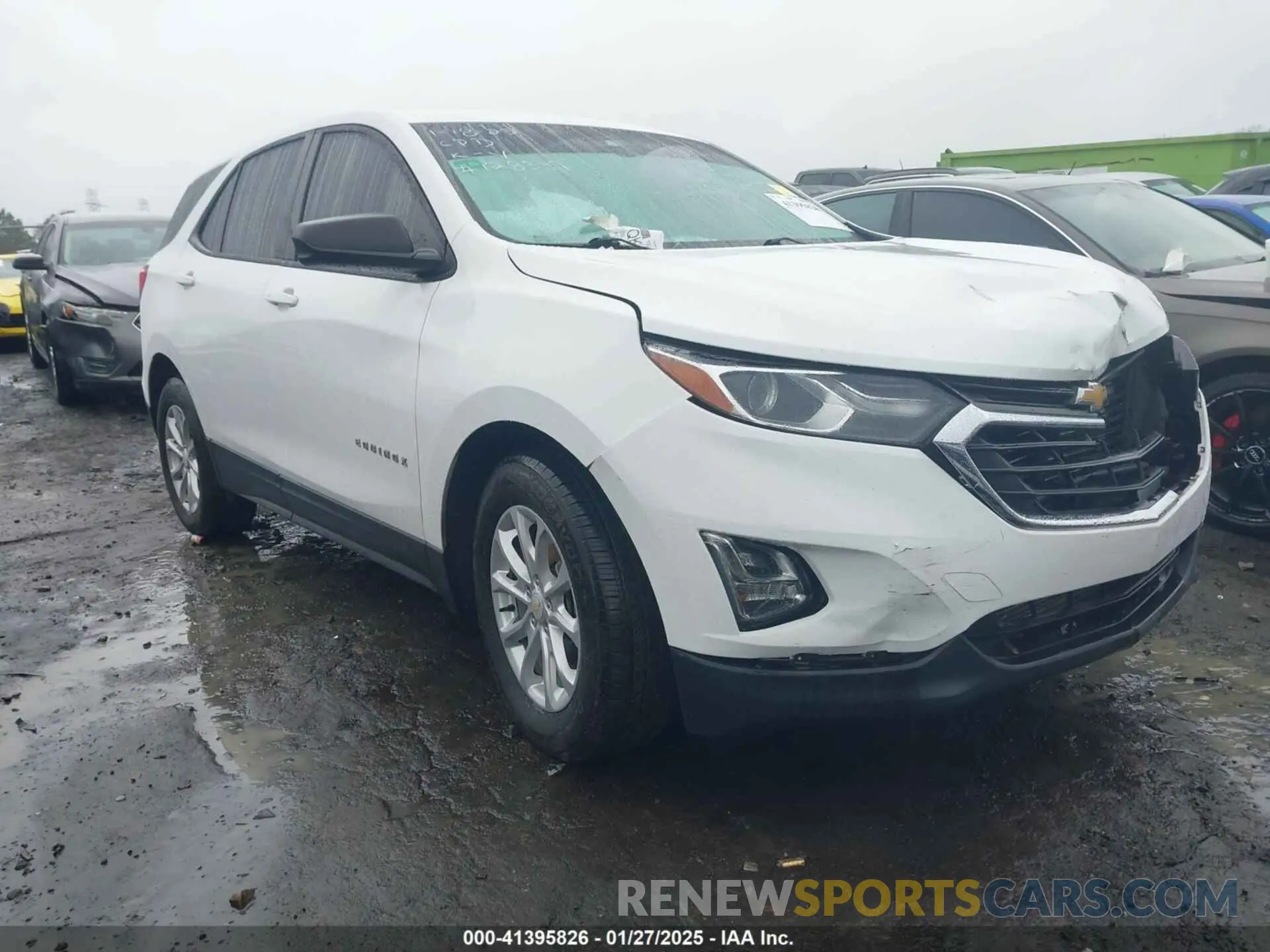 1 Photograph of a damaged car 3GNAXHEVXMS160198 CHEVROLET EQUINOX 2021