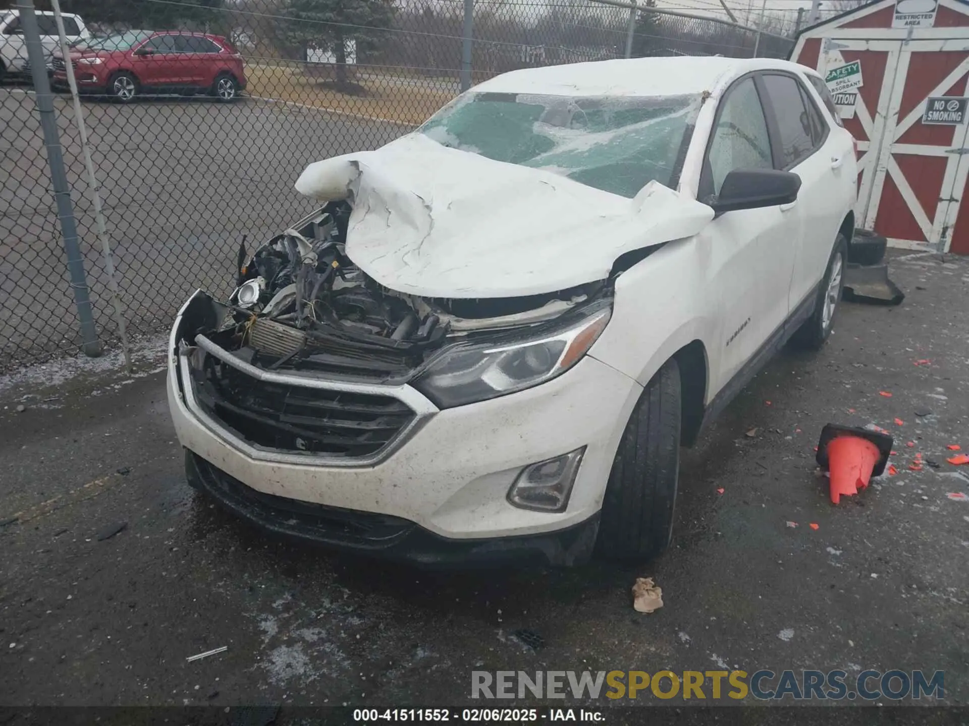 2 Photograph of a damaged car 3GNAXHEVXMS171475 CHEVROLET EQUINOX 2021