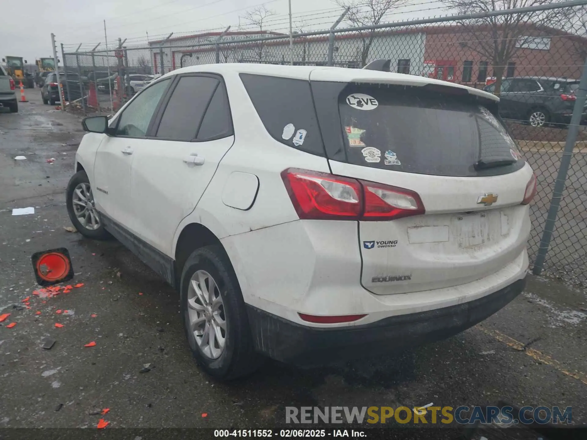 3 Photograph of a damaged car 3GNAXHEVXMS171475 CHEVROLET EQUINOX 2021