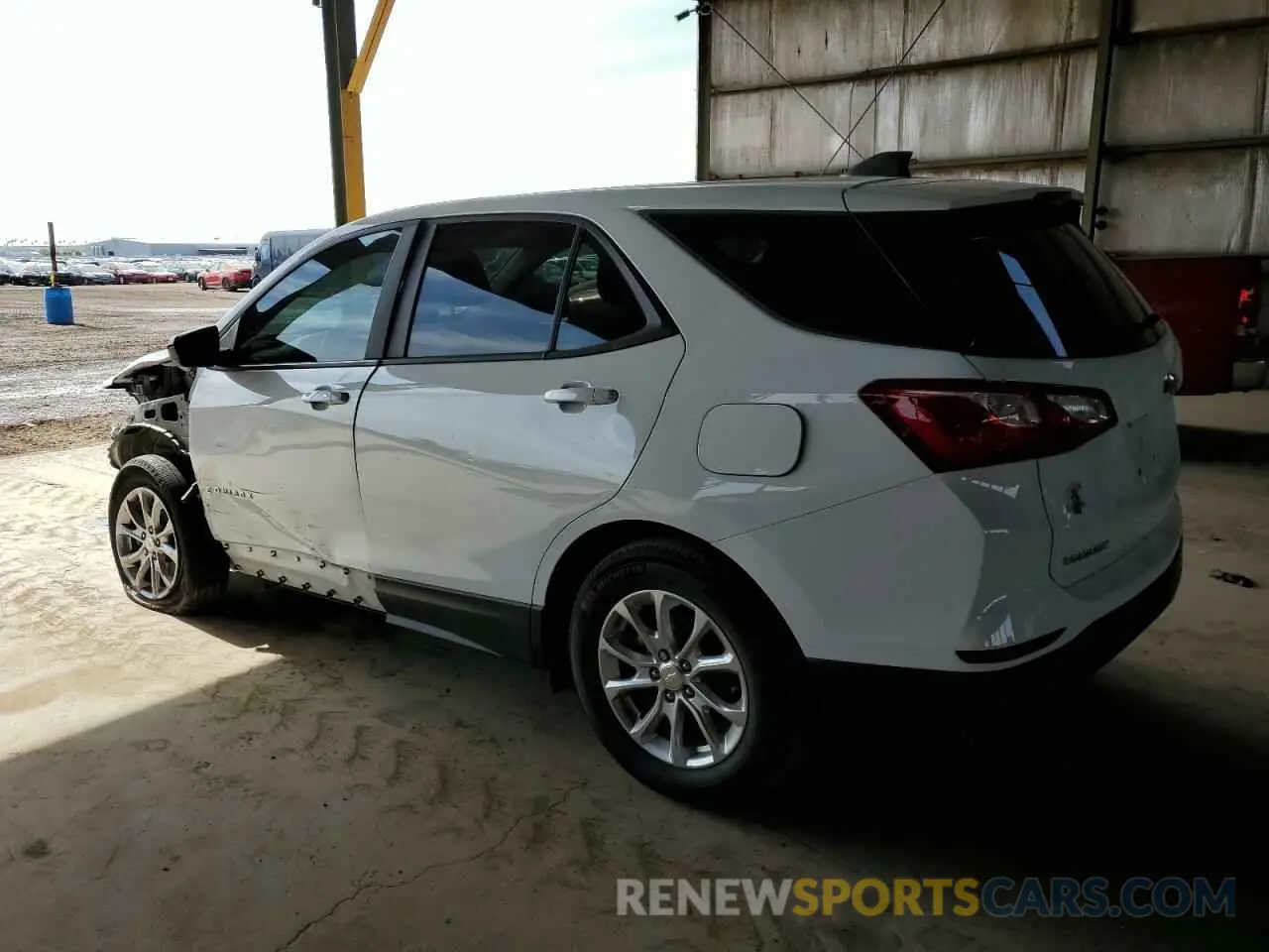 2 Photograph of a damaged car 3GNAXHEVXMS182668 CHEVROLET EQUINOX 2021