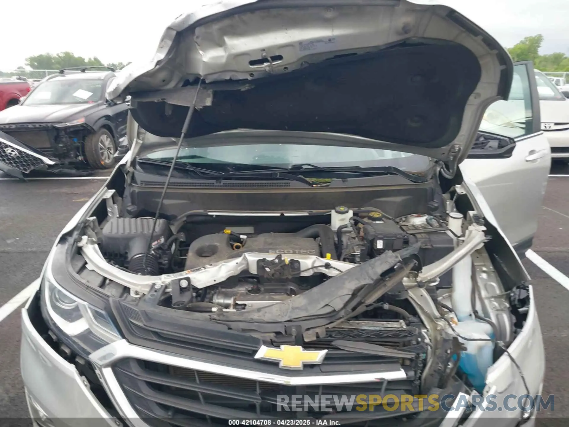 10 Photograph of a damaged car 3GNAXJEV1MS160842 CHEVROLET EQUINOX 2021