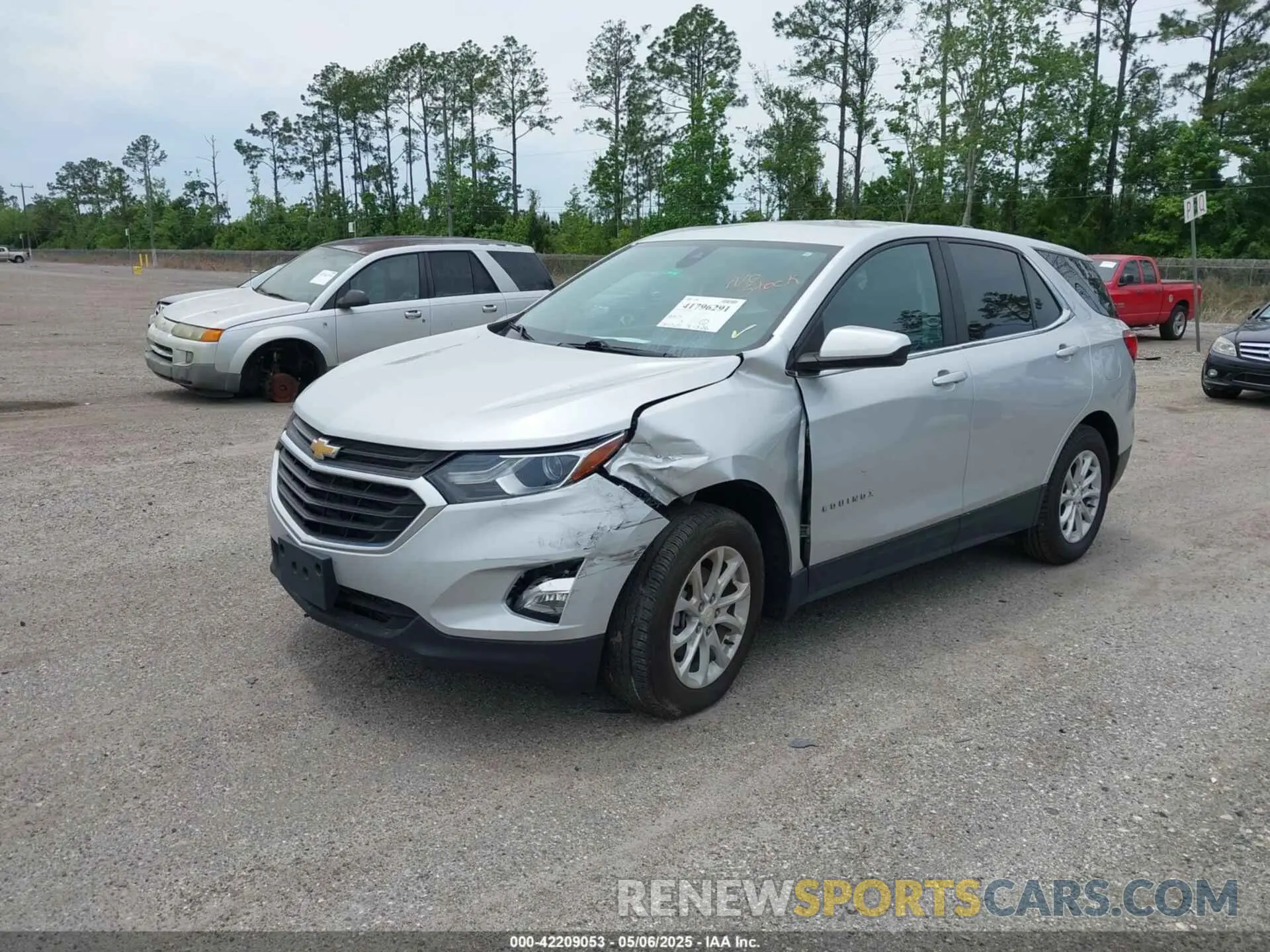 2 Photograph of a damaged car 3GNAXJEV5MS162593 CHEVROLET EQUINOX 2021