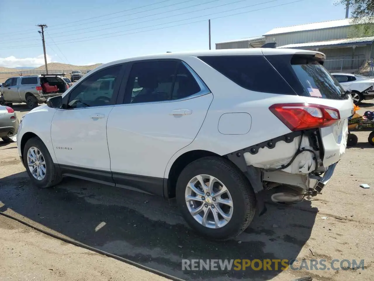 2 Photograph of a damaged car 3GNAXJEV9MS162077 CHEVROLET EQUINOX 2021