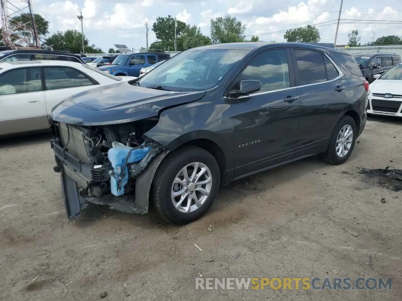 1 Photograph of a damaged car 3GNAXKEV0ML305045 CHEVROLET EQUINOX 2021
