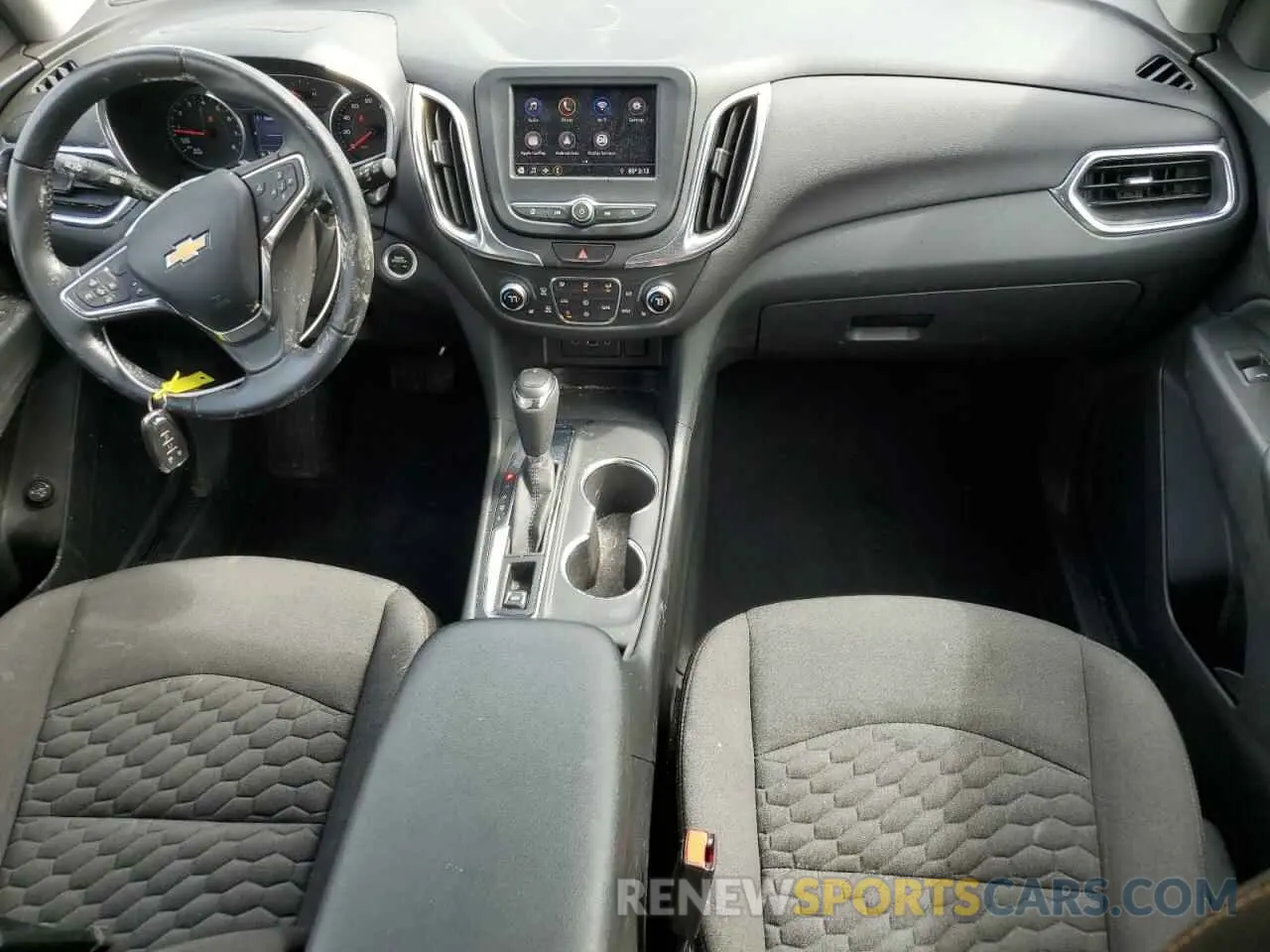 8 Photograph of a damaged car 3GNAXKEV0ML368999 CHEVROLET EQUINOX 2021