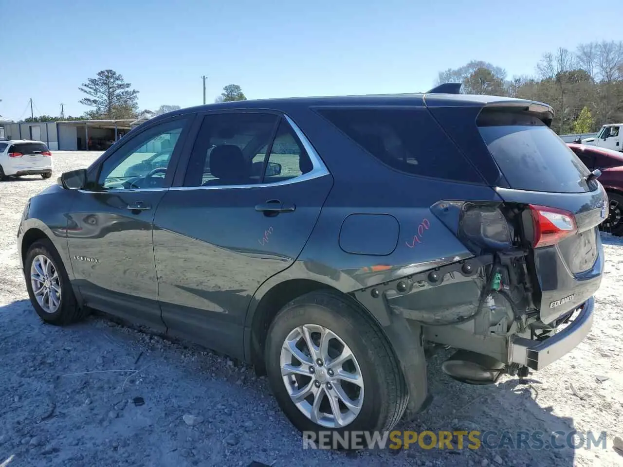 2 Photograph of a damaged car 3GNAXKEV0ML391764 CHEVROLET EQUINOX 2021