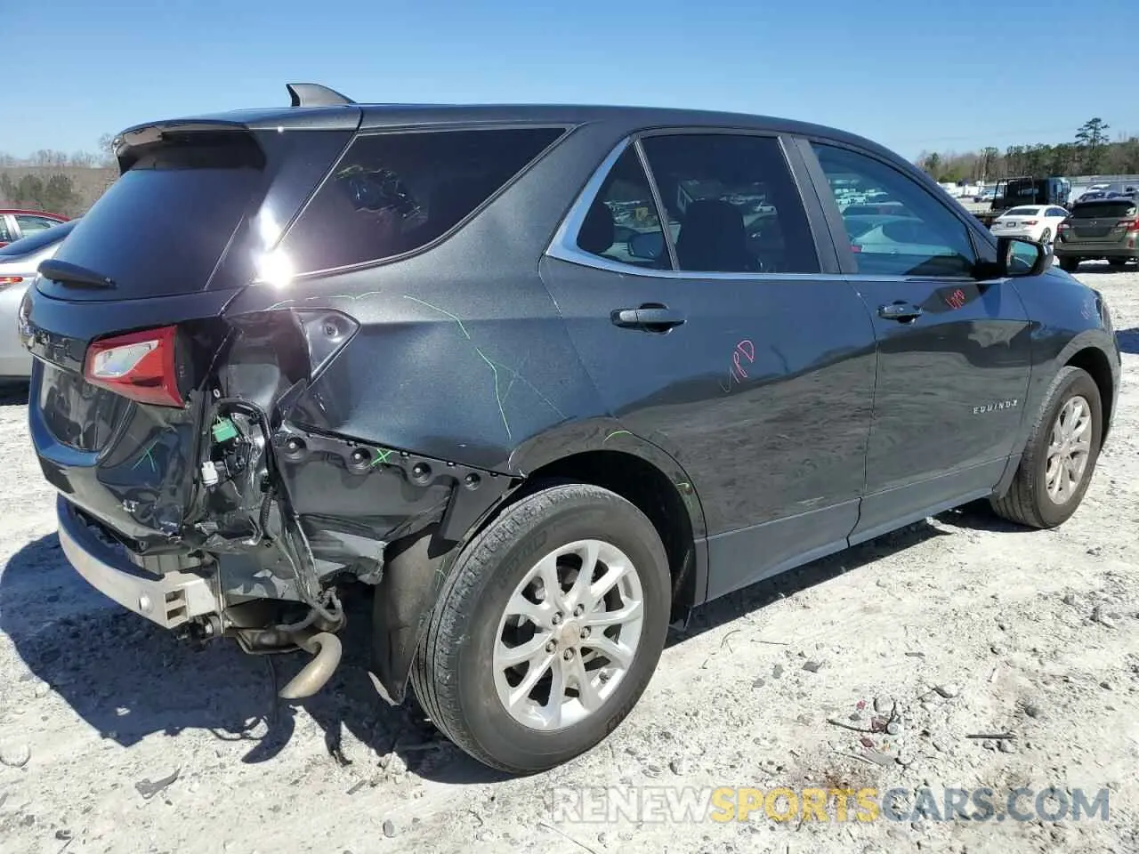 3 Photograph of a damaged car 3GNAXKEV0ML391764 CHEVROLET EQUINOX 2021