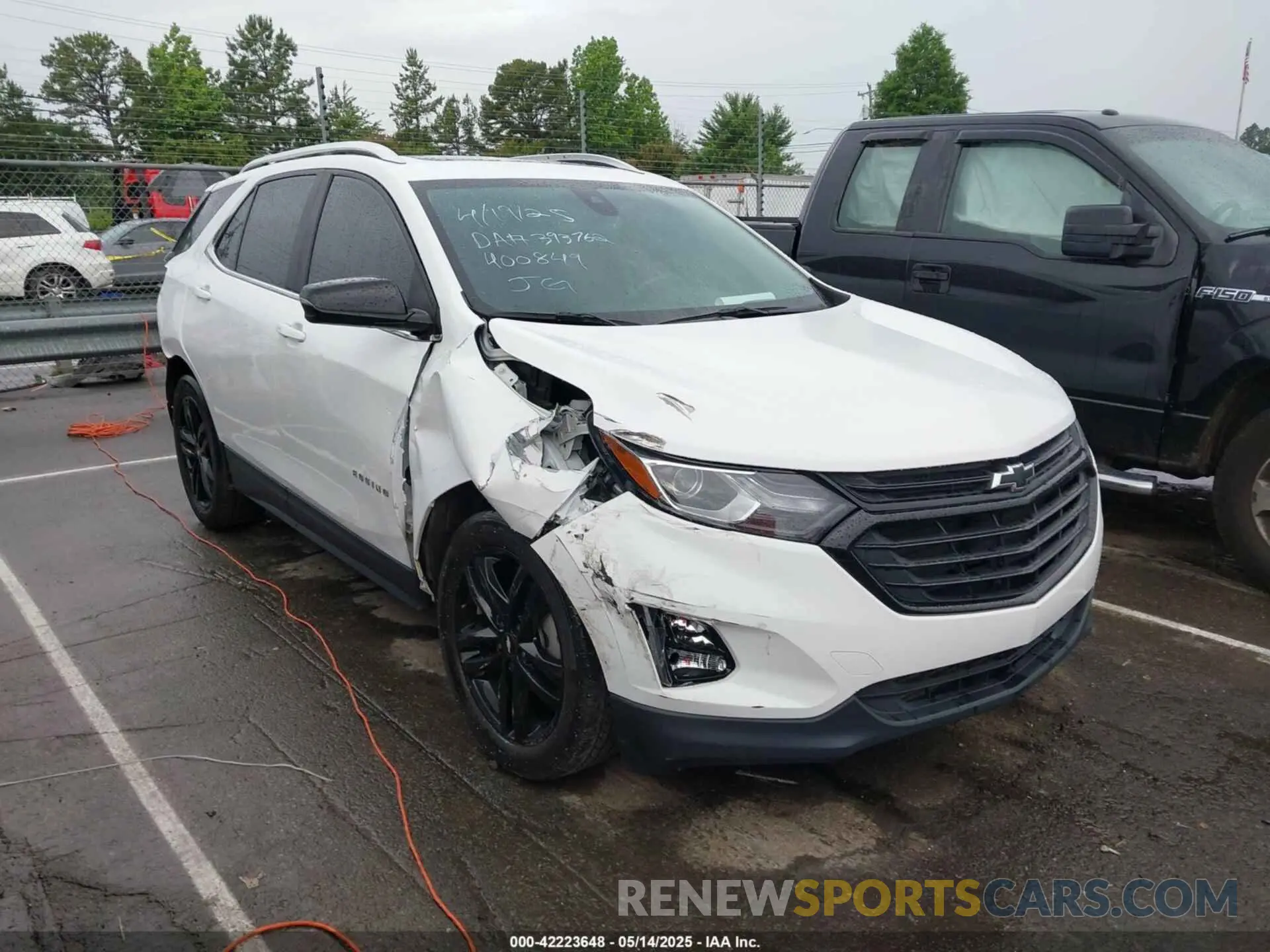 1 Photograph of a damaged car 3GNAXKEV0ML400849 CHEVROLET EQUINOX 2021