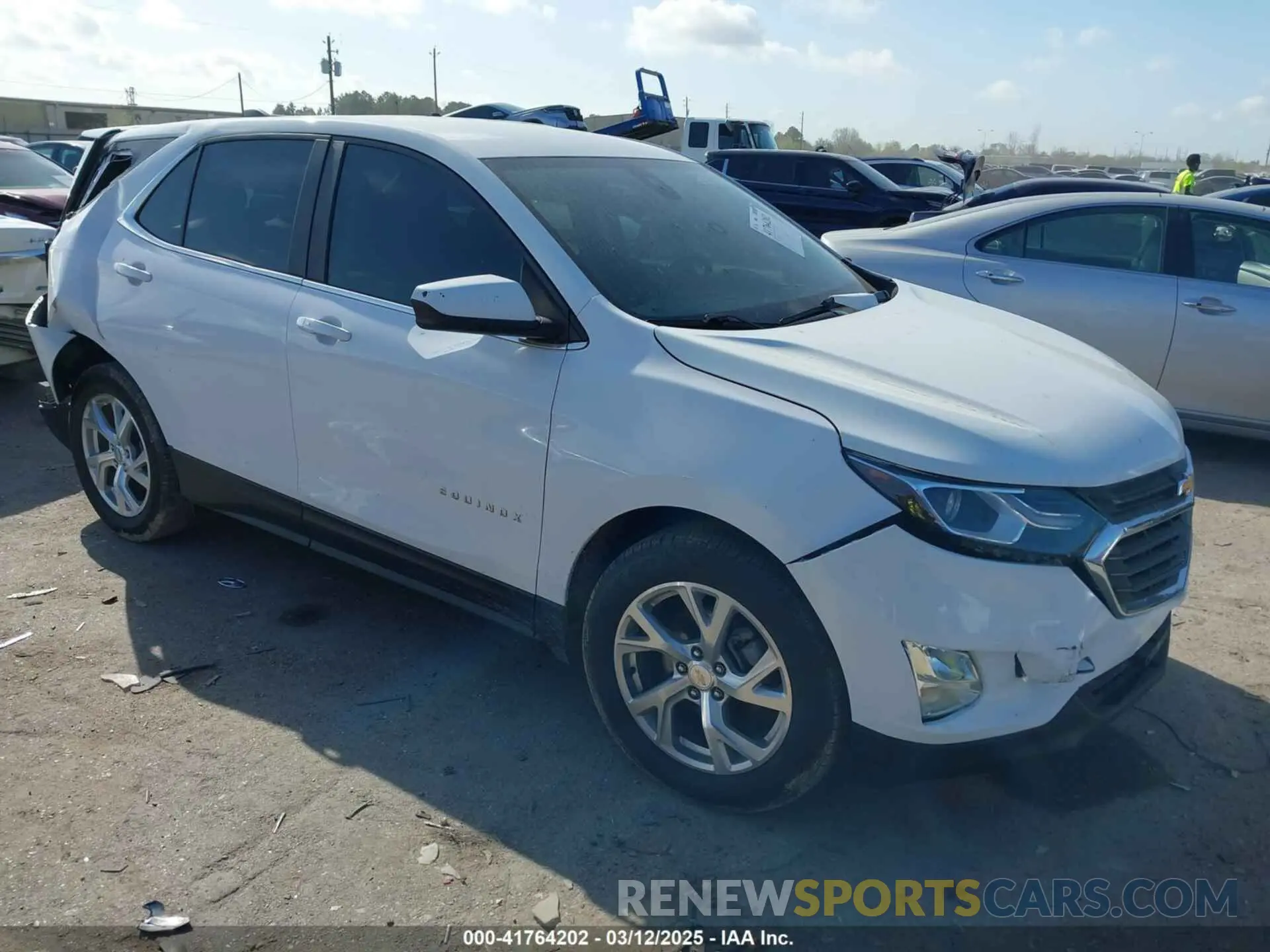 1 Photograph of a damaged car 3GNAXKEV1ML351581 CHEVROLET EQUINOX 2021