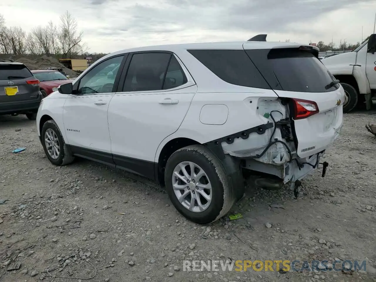 2 Photograph of a damaged car 3GNAXKEV1ML353301 CHEVROLET EQUINOX 2021