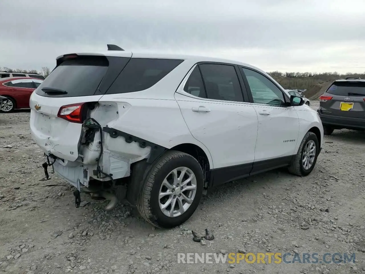 3 Photograph of a damaged car 3GNAXKEV1ML353301 CHEVROLET EQUINOX 2021