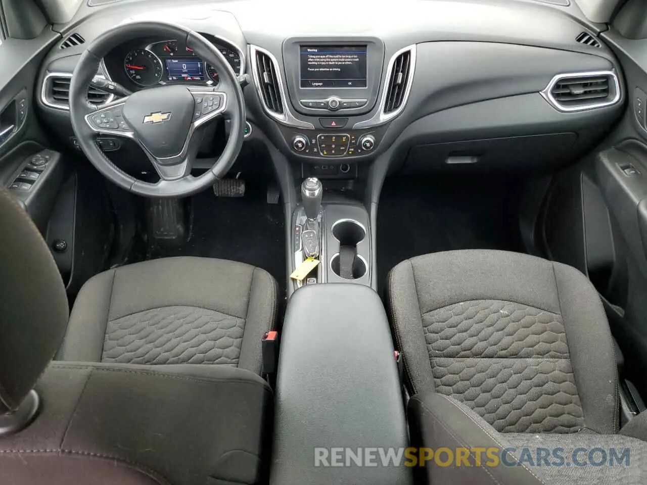 9 Photograph of a damaged car 3GNAXKEV1ML353301 CHEVROLET EQUINOX 2021